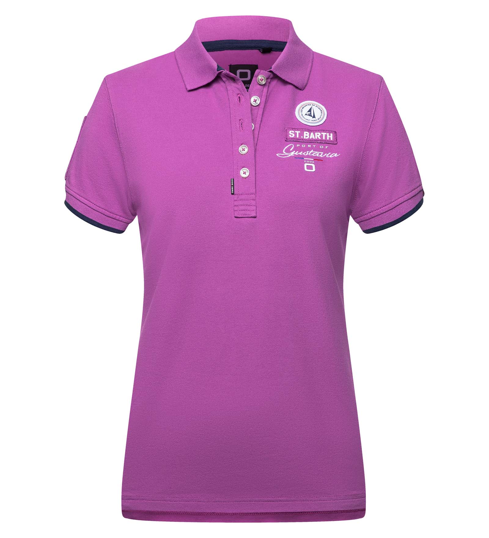 Polo Shirt Women Port de Gustavia St. Barth Polo Shirt Women lilac