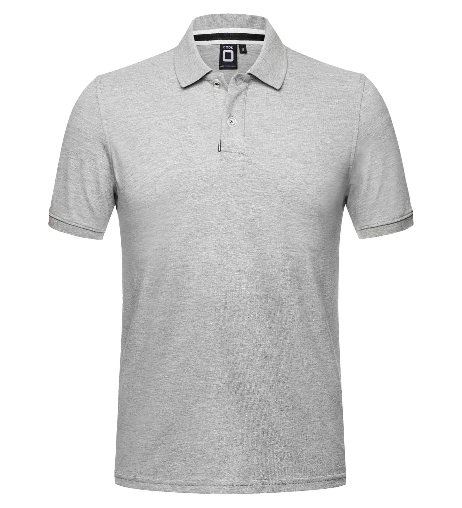 Polo in puro cotone Grigio da Uomo 