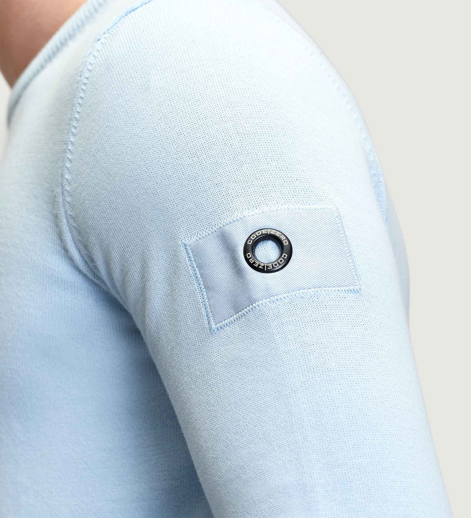 Pull à col rond Bleu pour Hommes 