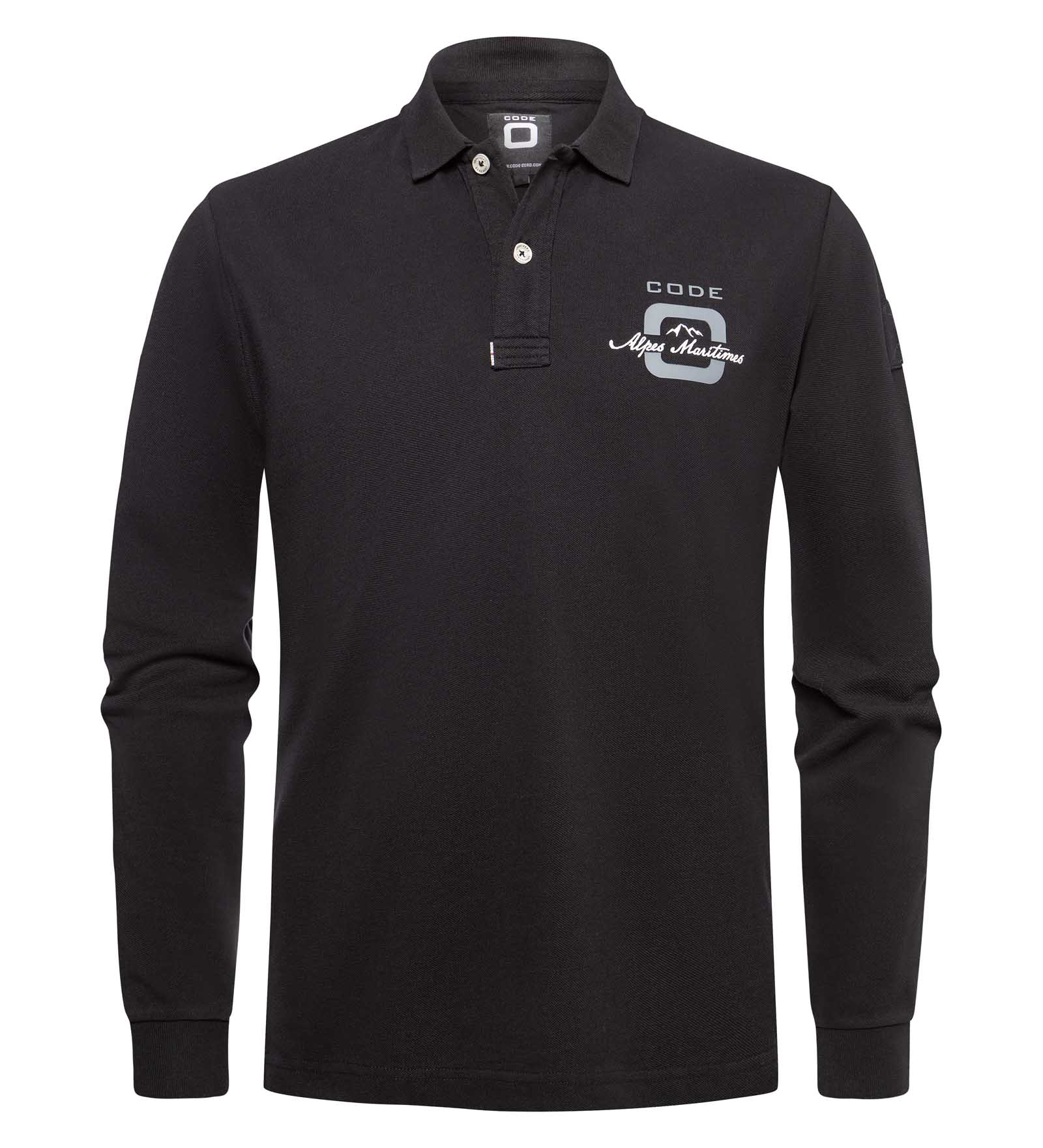Longsleeve Poloshirt Herren Alpes Maritimes Longsleeve Poloshirt Herren Alpes Maritimes