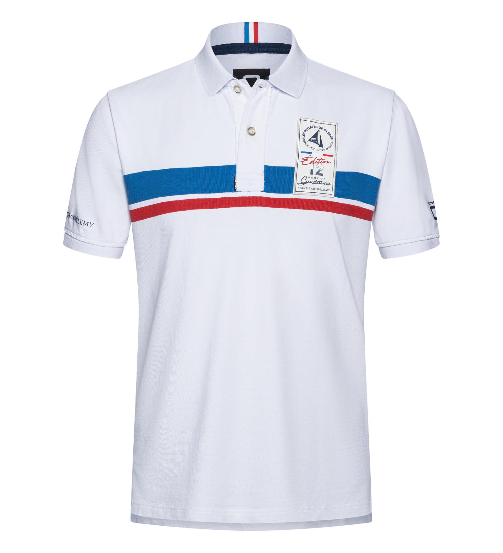 Polo coton Blanc pour Hommes 