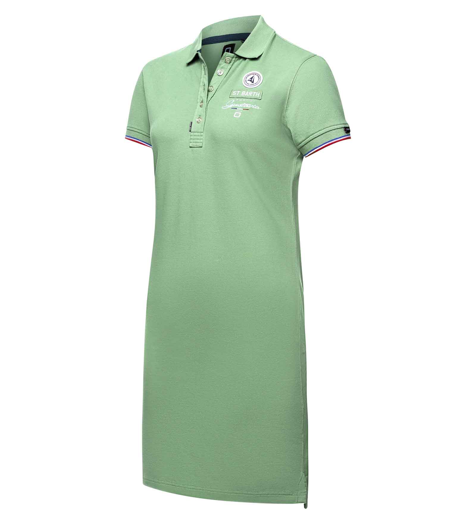 St. Barth Polo Dress Women green