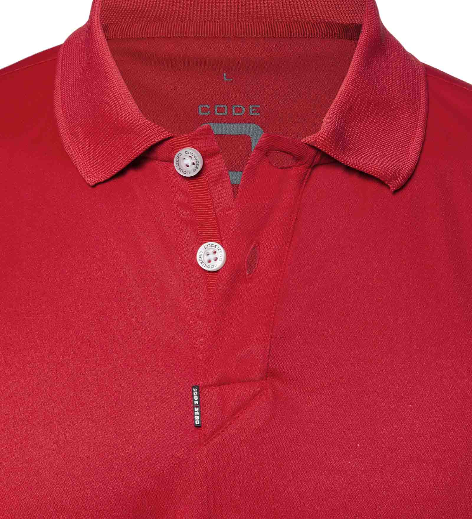 Quick-Dry Polo Shirt Red for Men and Women 