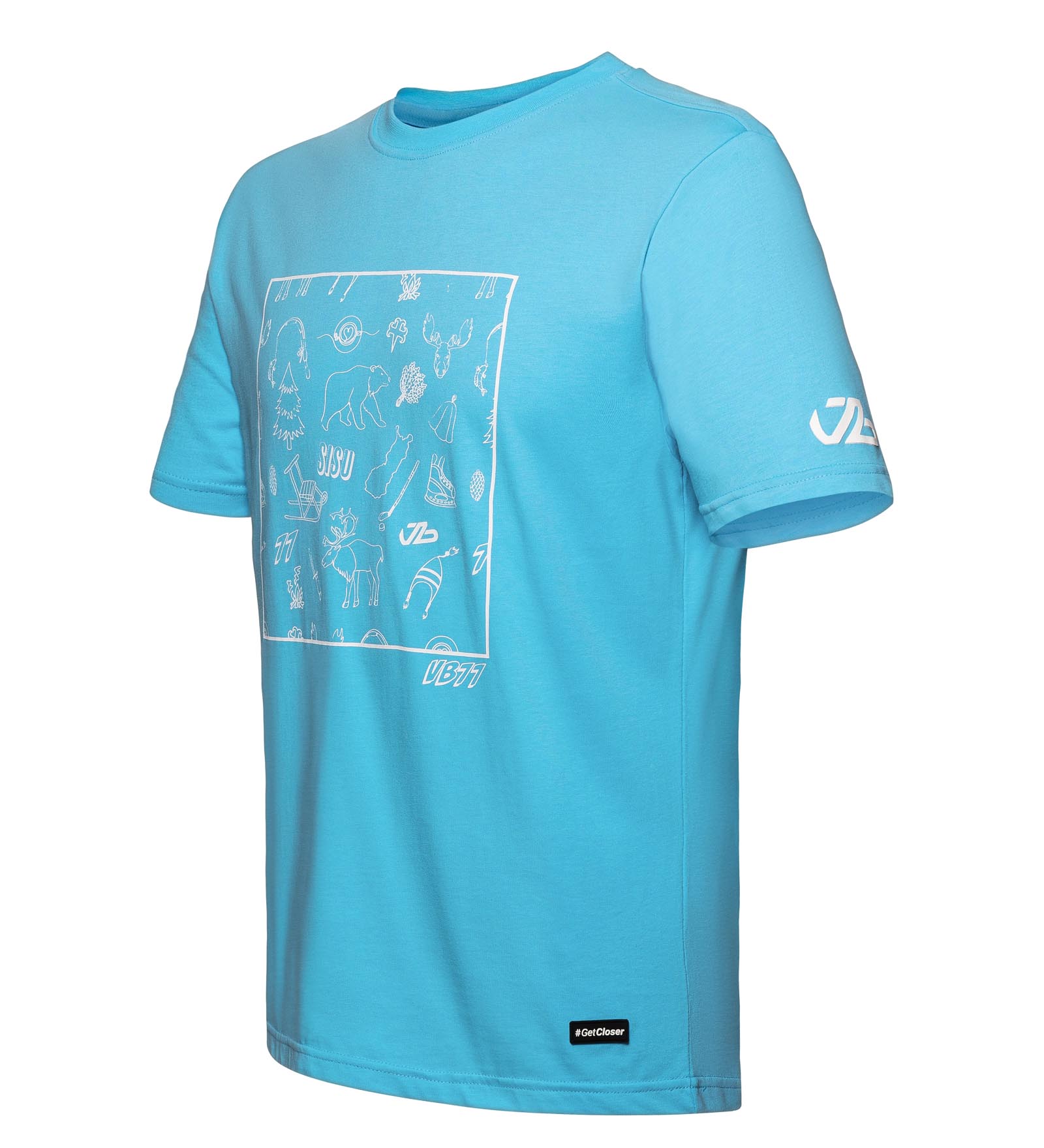 Camiseta Azul para Hombre 