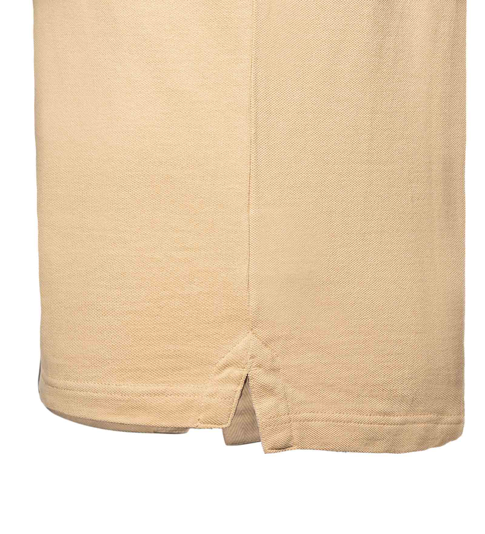 Tennis tail beige polo shirt