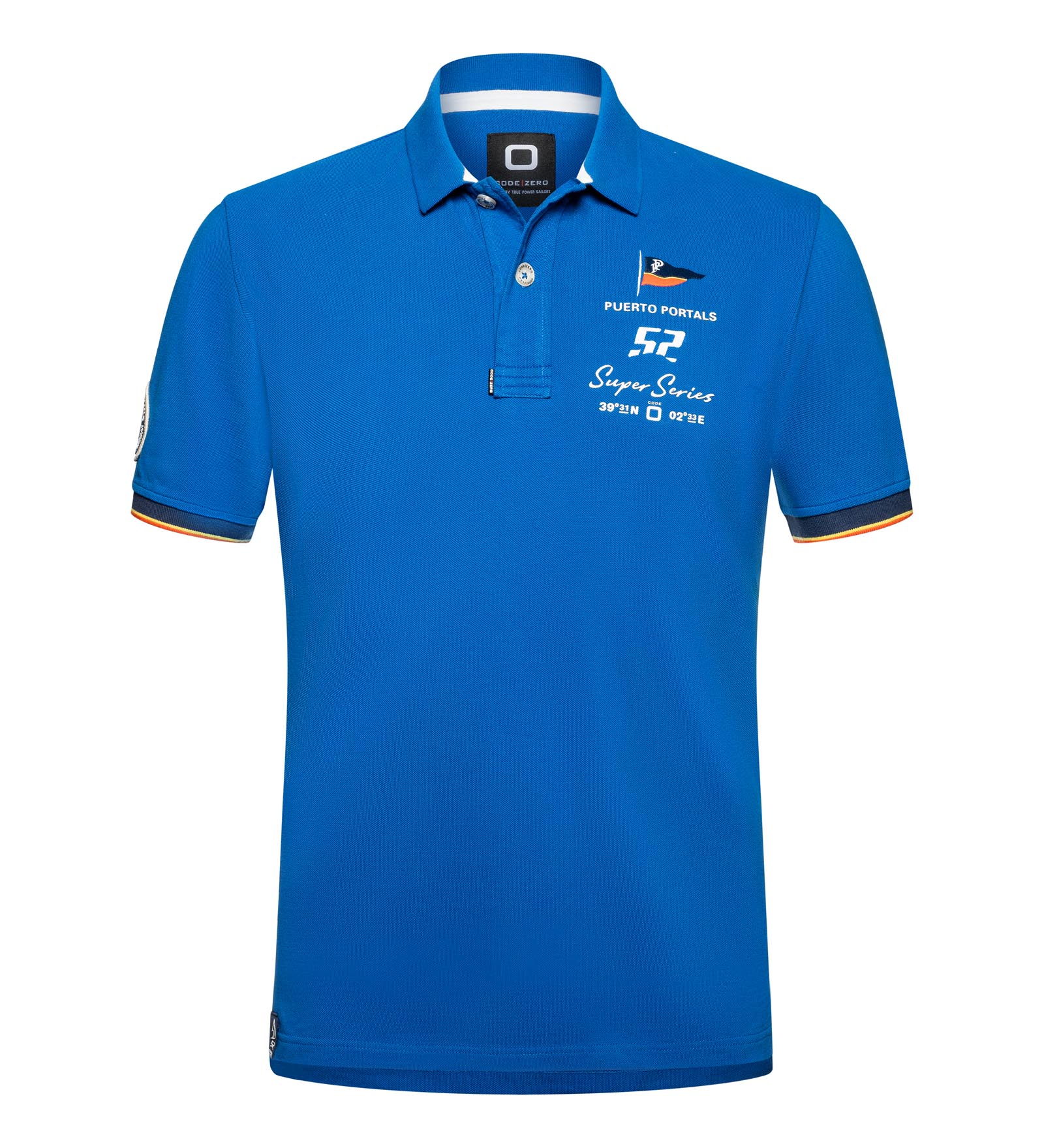 Polo coton Bleu pour Hommes 