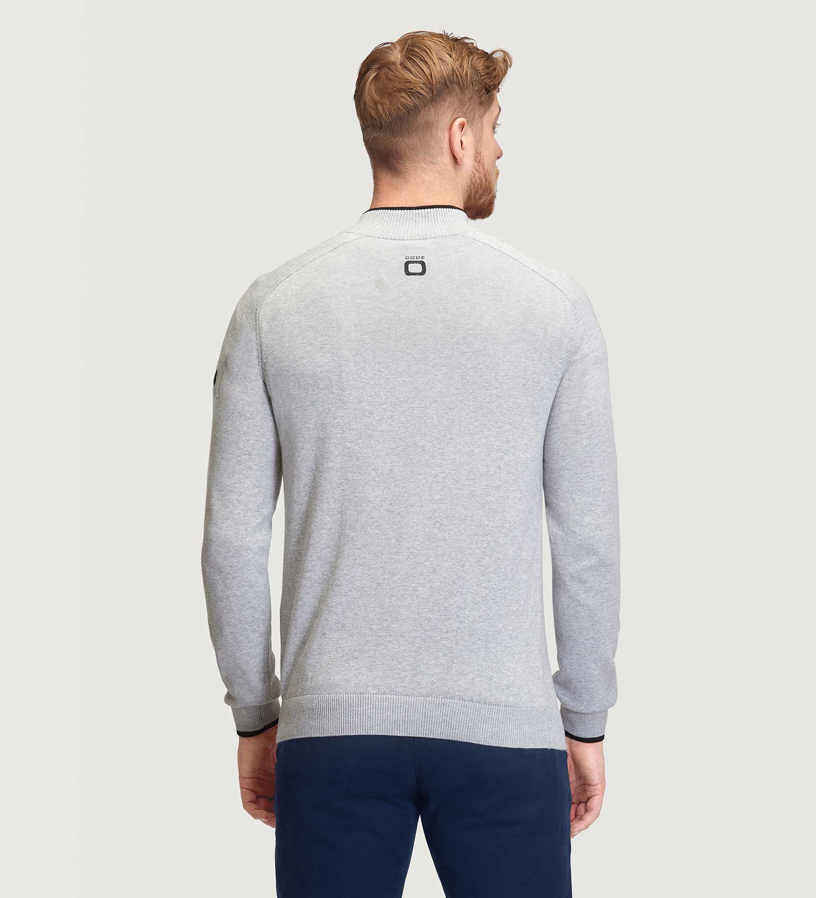 Half-Zip Sweater Grey for Men 