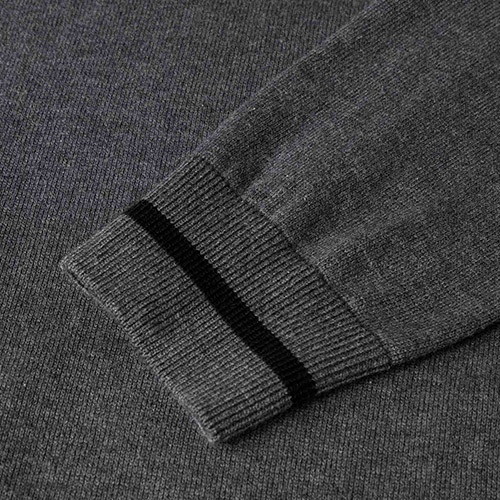 Grey jumper cuff details Grey jumper cuff details