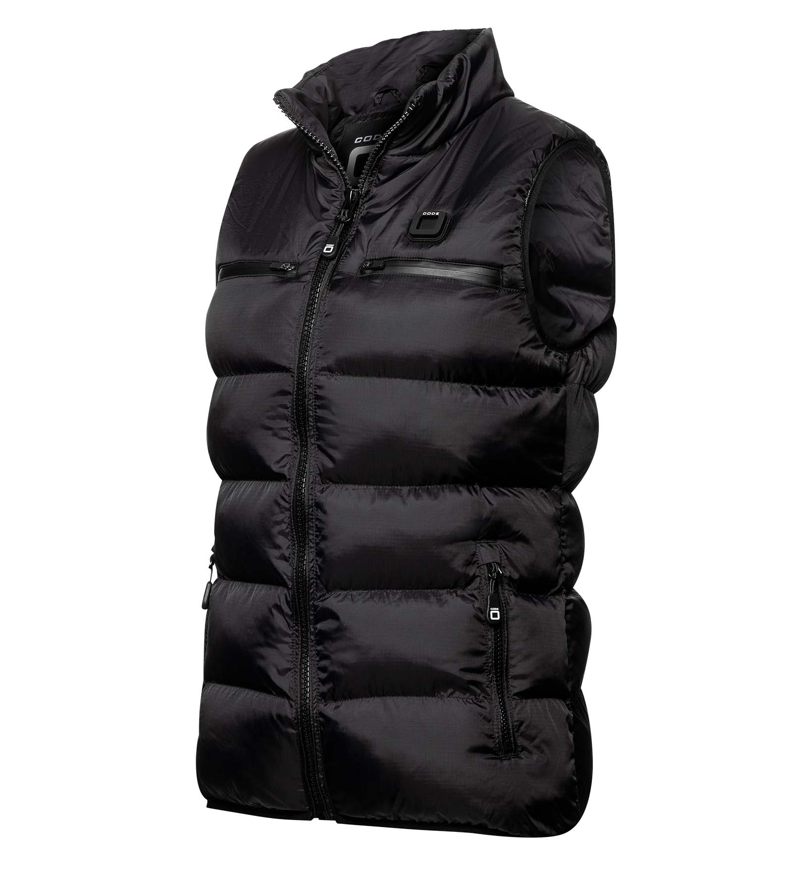 Bodywarmer gewatteerd Zwart voor Dames Puffer Gilet Women Black