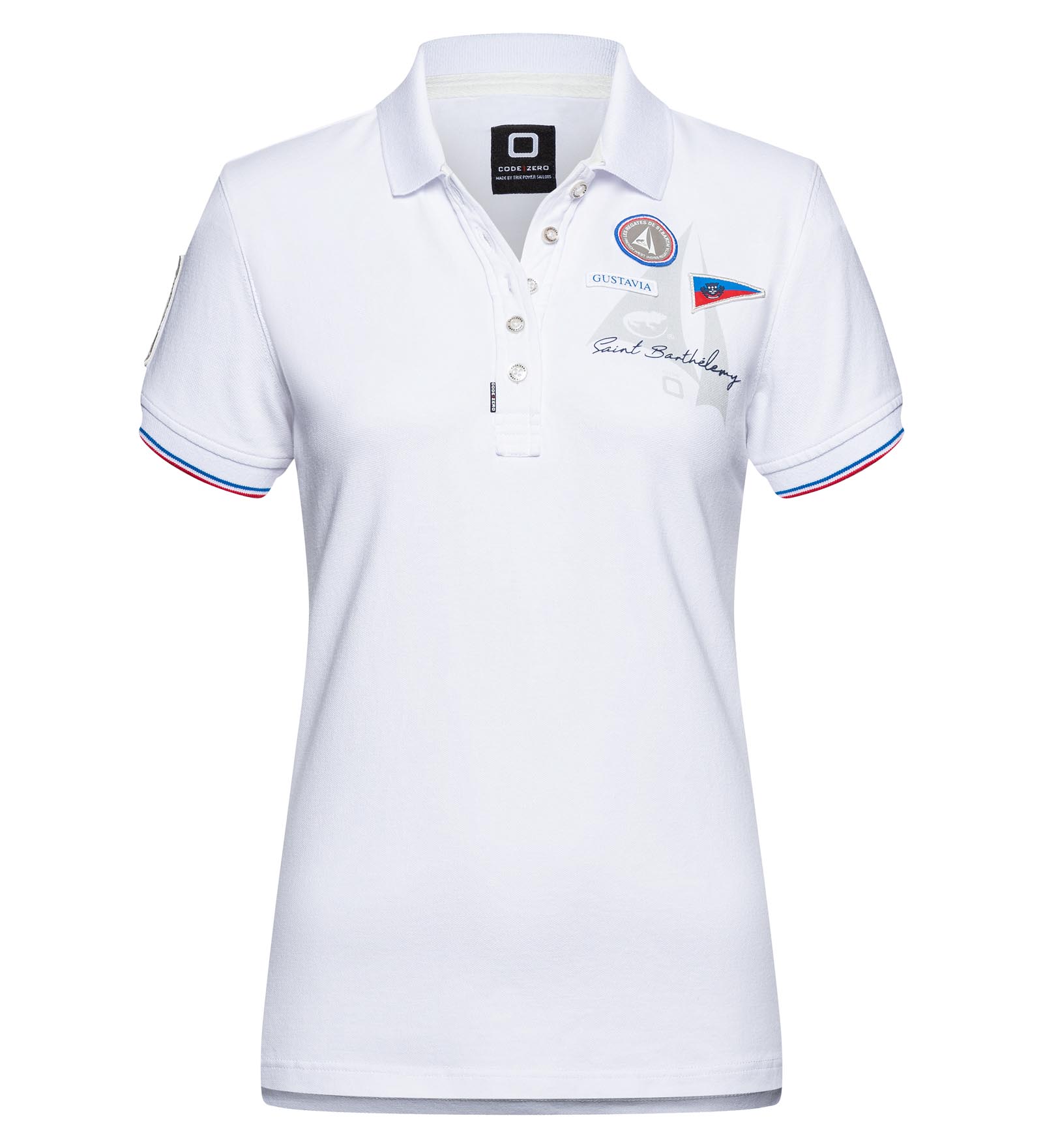 Stretch polo Wit voor Dames 