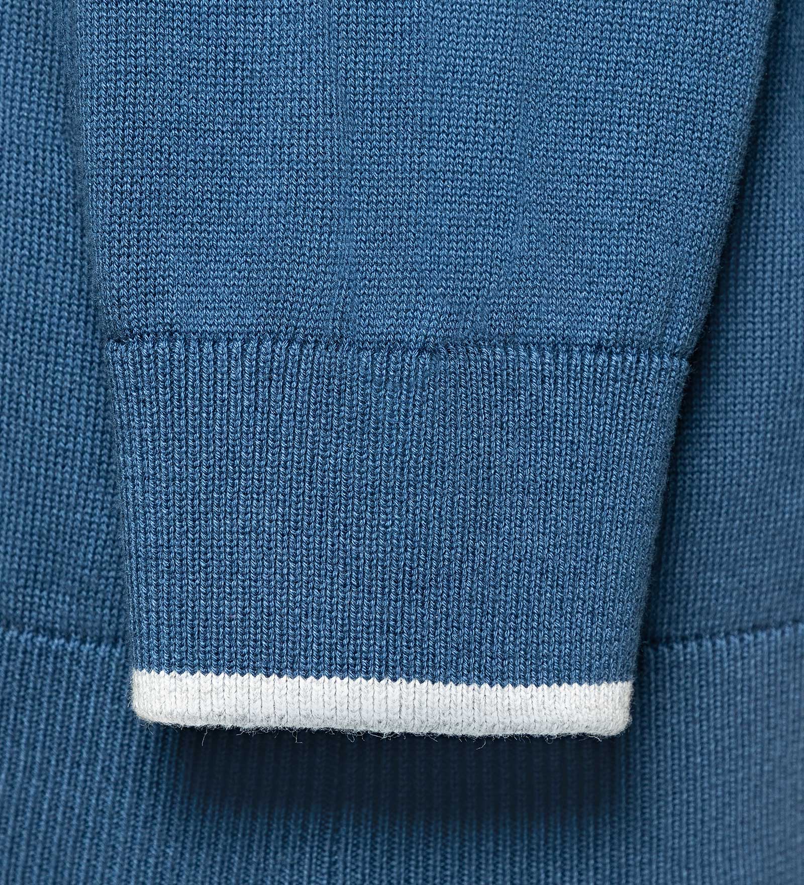Maglione mezza zip Blu marino da Uomo 
