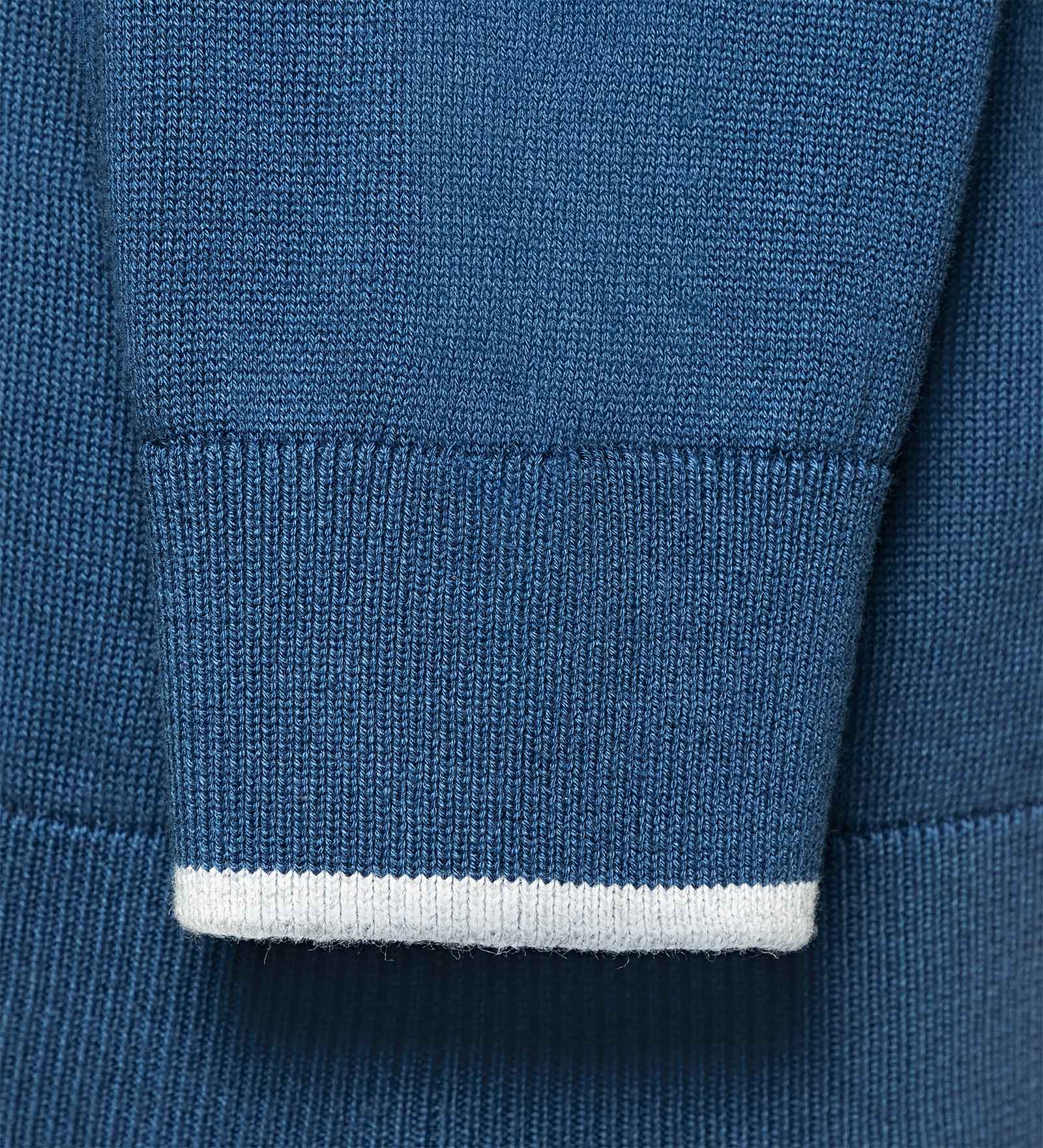 Half-Zip Sweater Navy Blue for Men Half-Zip Sweater Navy Blue for Men