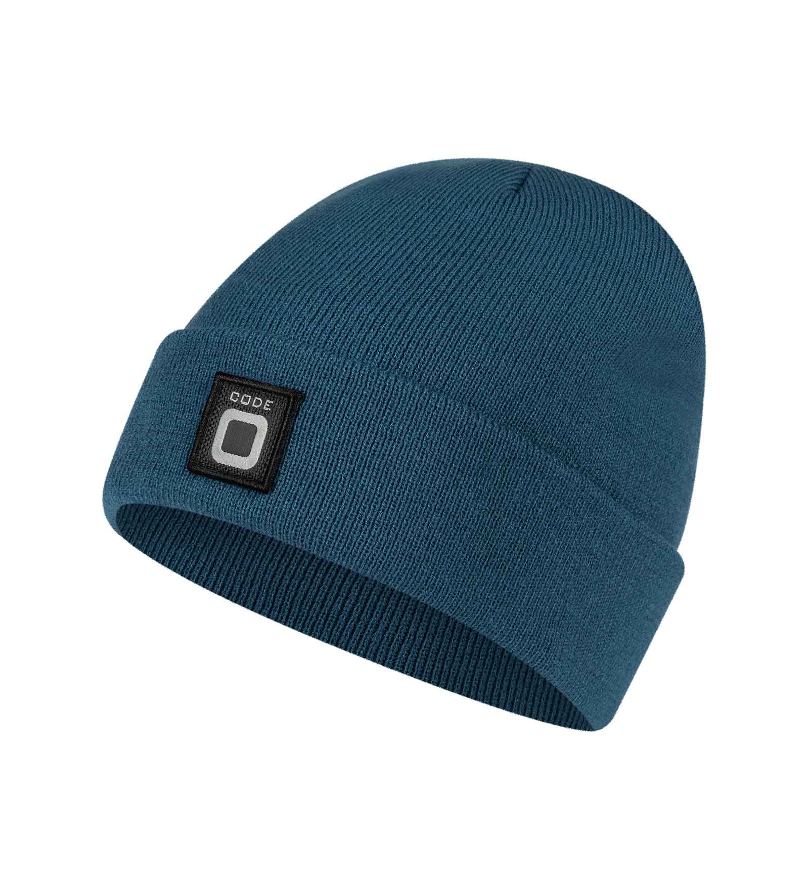 Knitted beanie dark blue