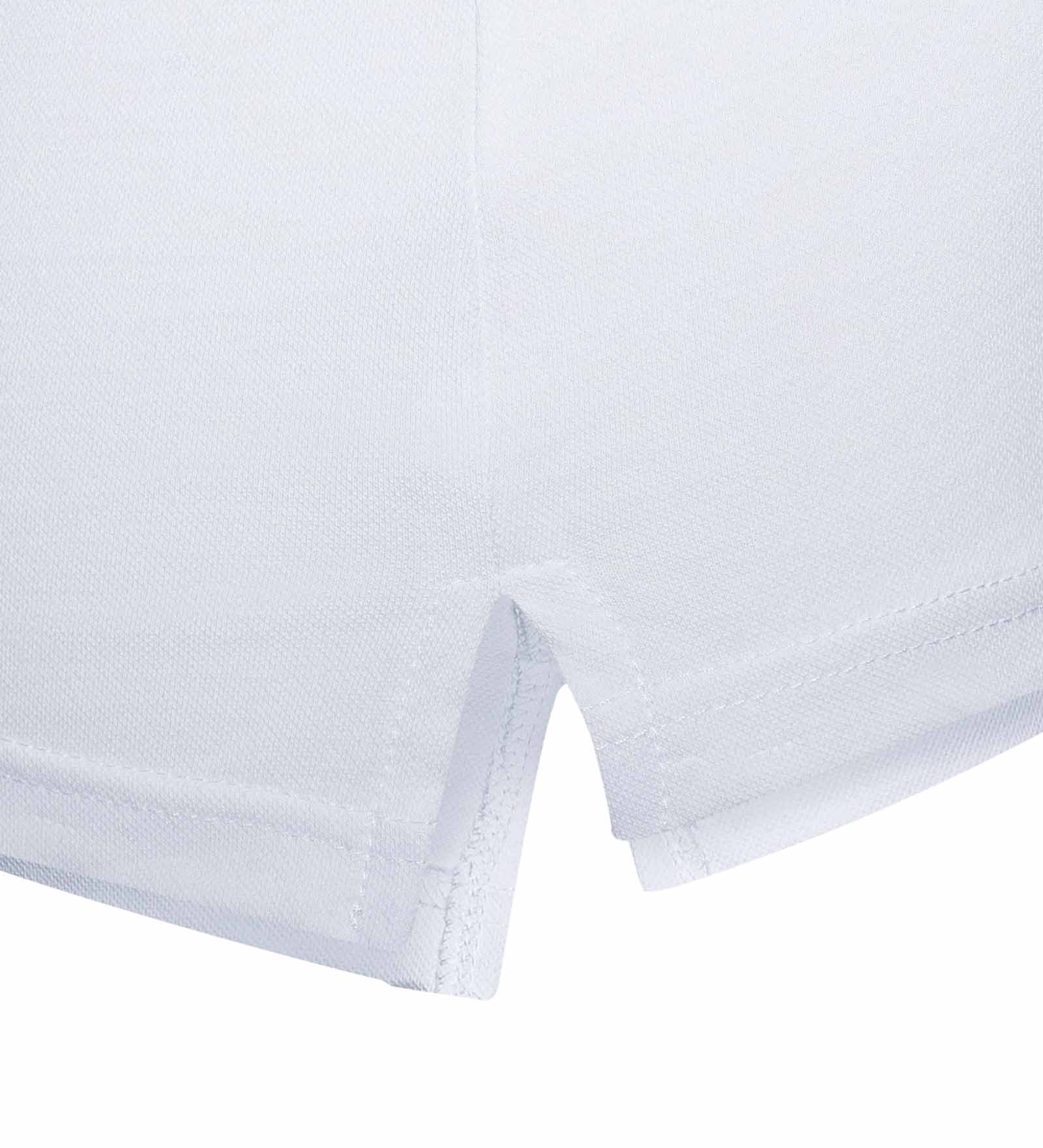 Polo coton Blanc pour Femmes 