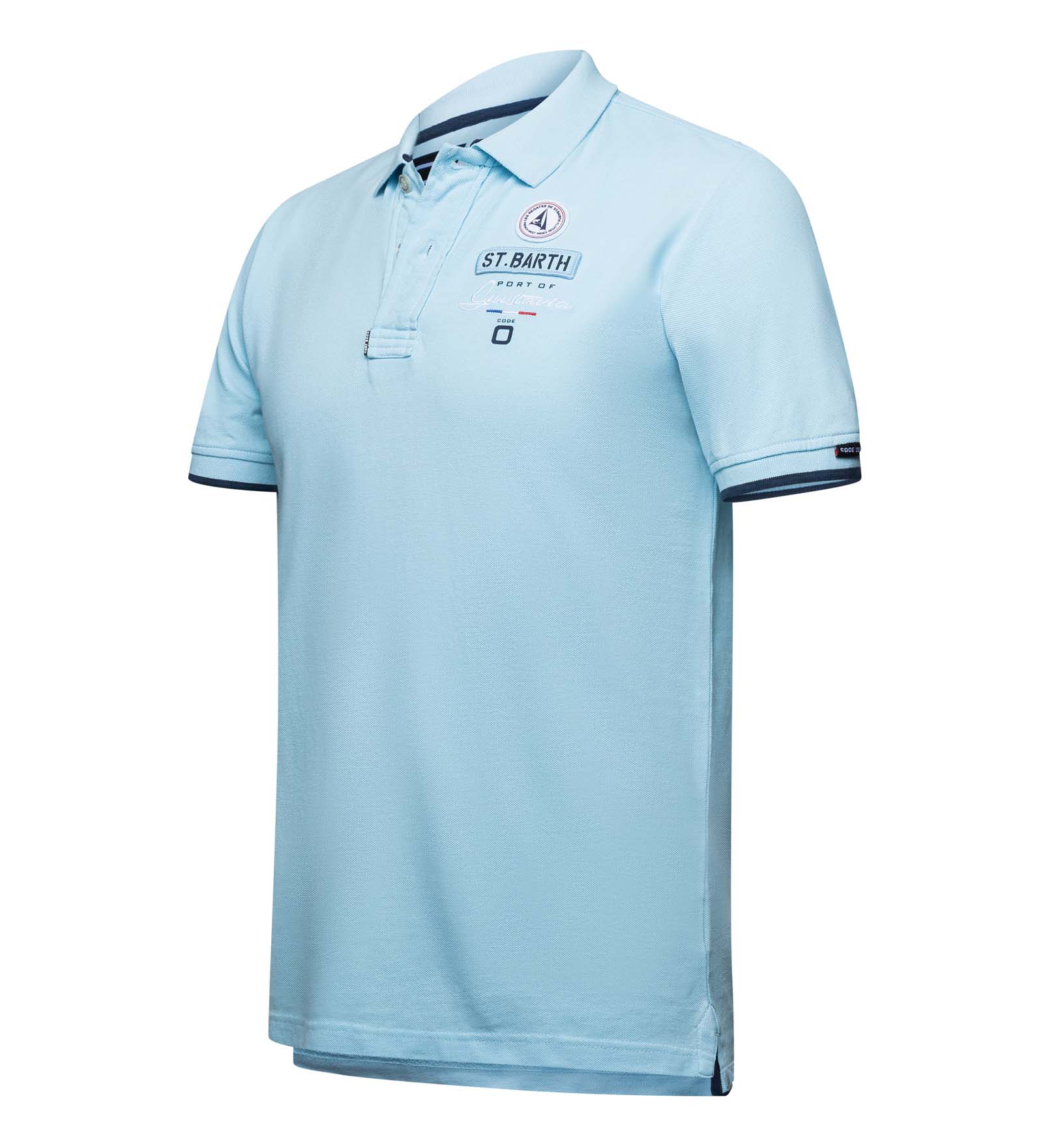 Polo Homme Port de Gustavia St. Barth Polo Shirt blue