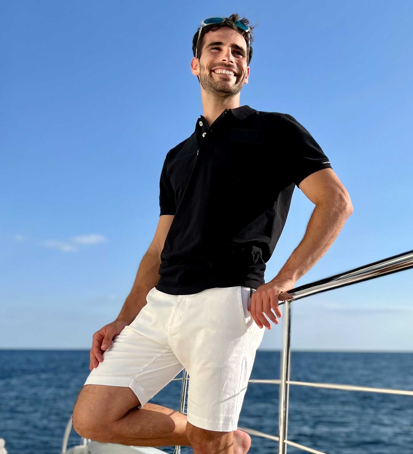 Bermuda shorts Wit voor Heren Bermuda shorts Wit voor Heren
