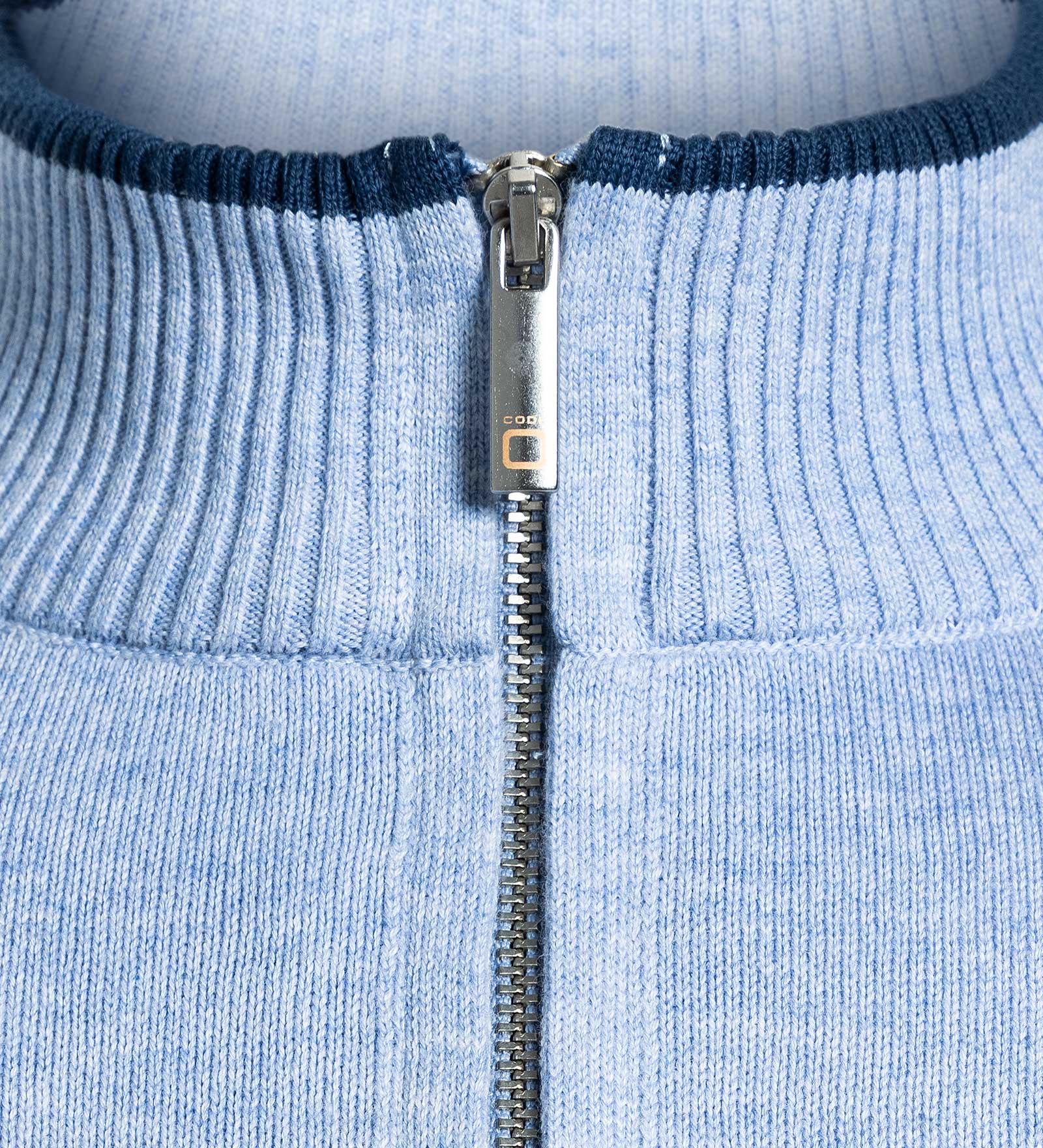 Half-Zip Sweater Blue for Men 