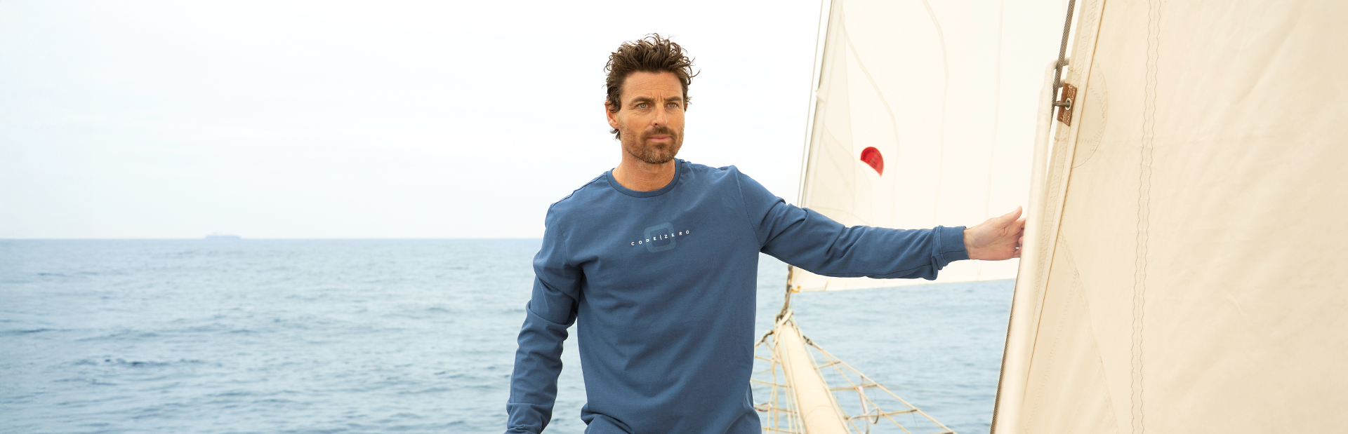 Tシャツ・カットソー citybreeze Line color block long sleeve t-shirt_NAVY Men's Recycled Long Sleeve Tech Tee 2025 | Jones Snowboards
