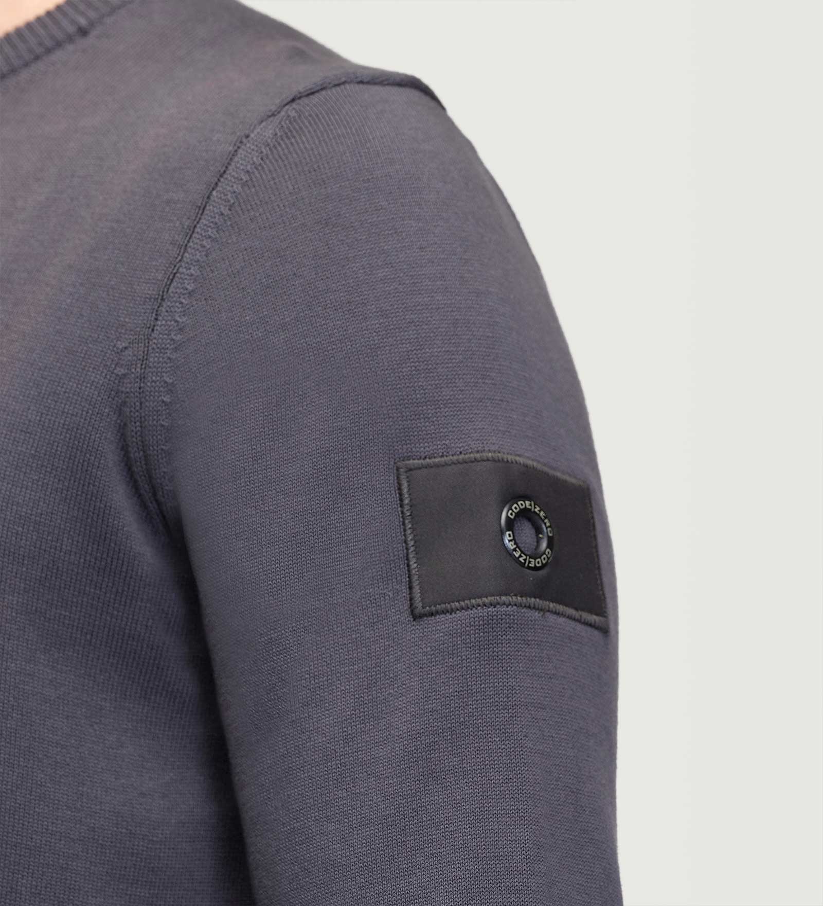 Pull à col rond Gris pour Hommes 