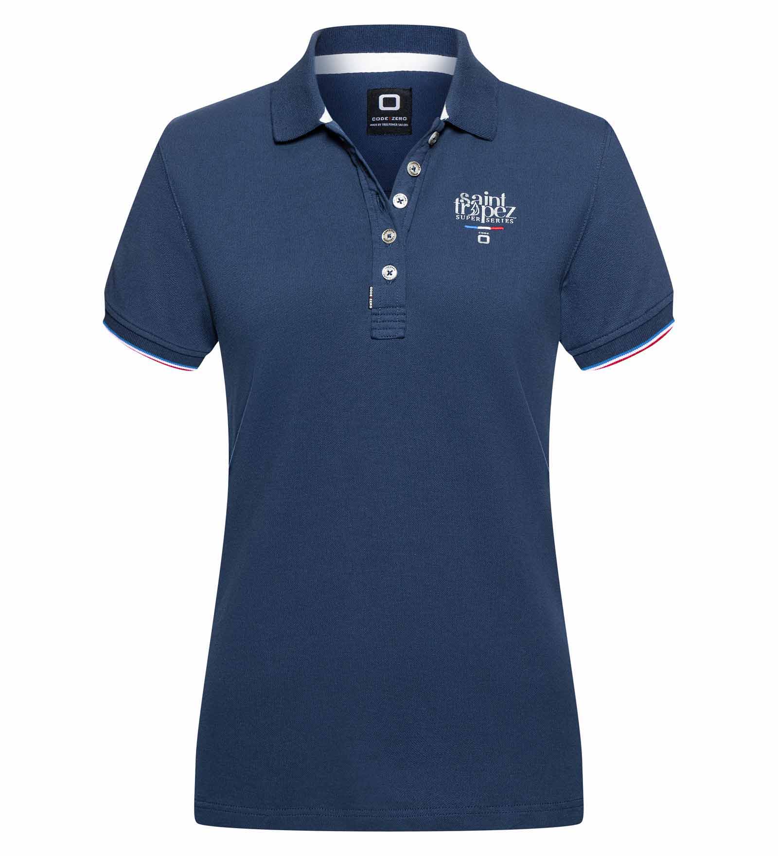 Stretch polo Marine voor Dames 