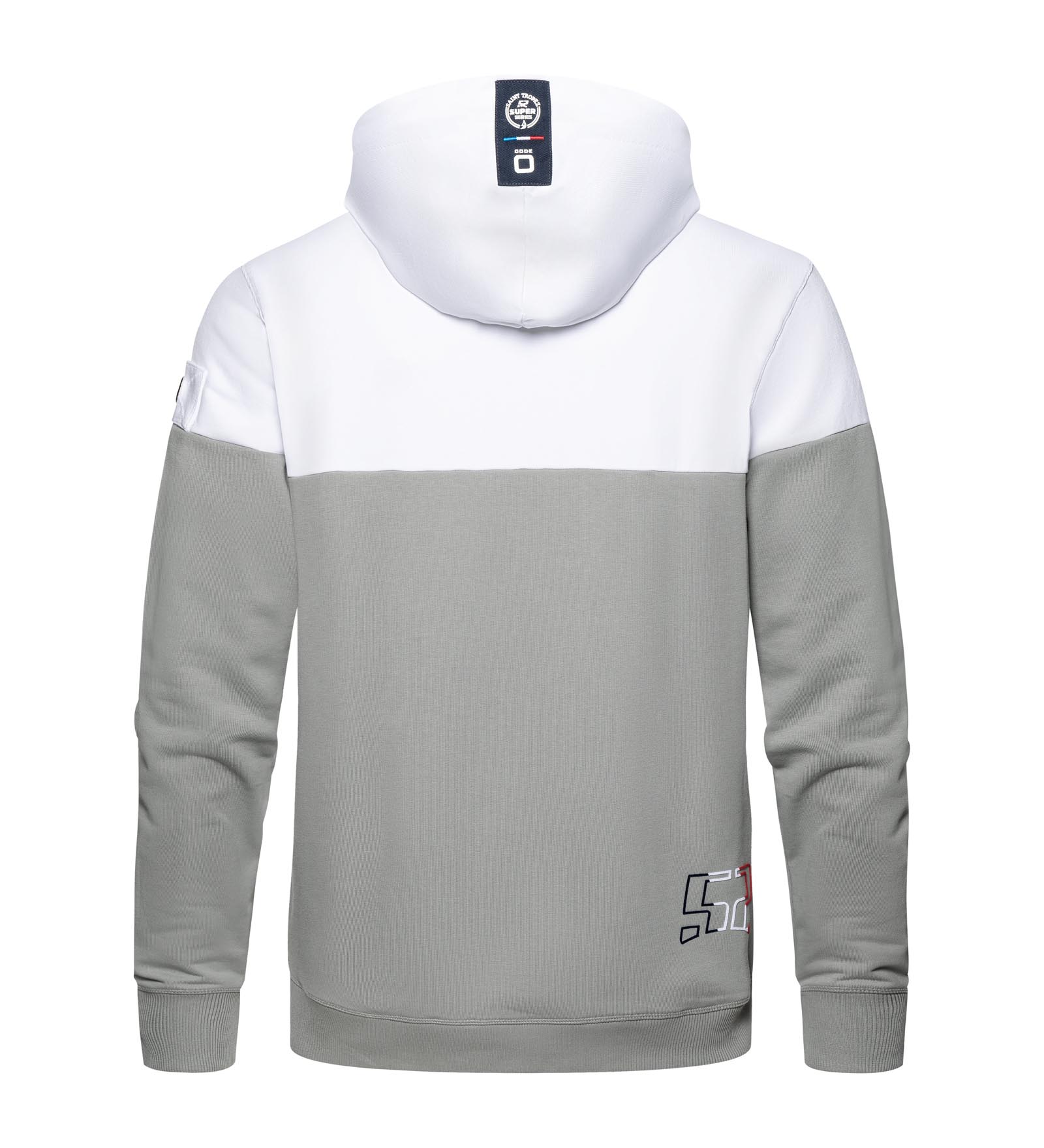 Sweat à capuche Gris pour Hommes 