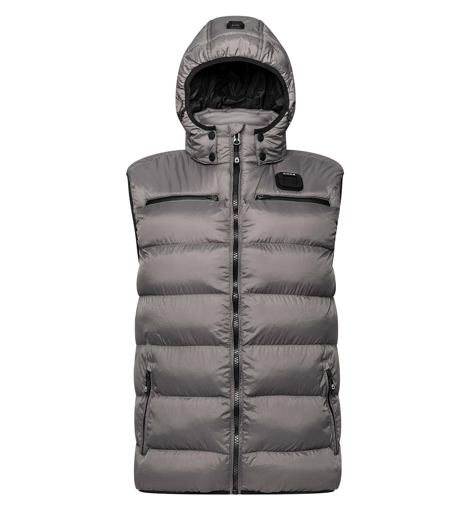 Quilted Vest Grey for Men Quilted Vest Grey for Men