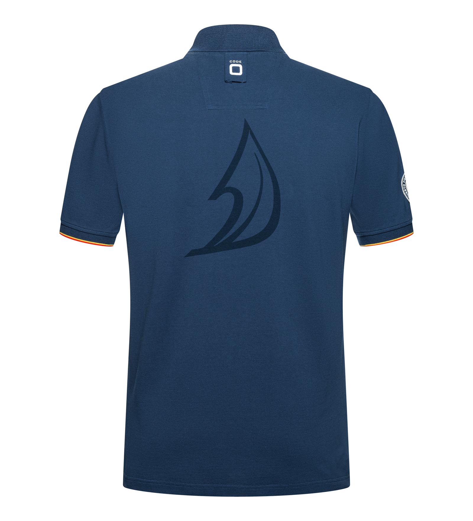 Cotton Polo Shirt Navy Blue for Men 