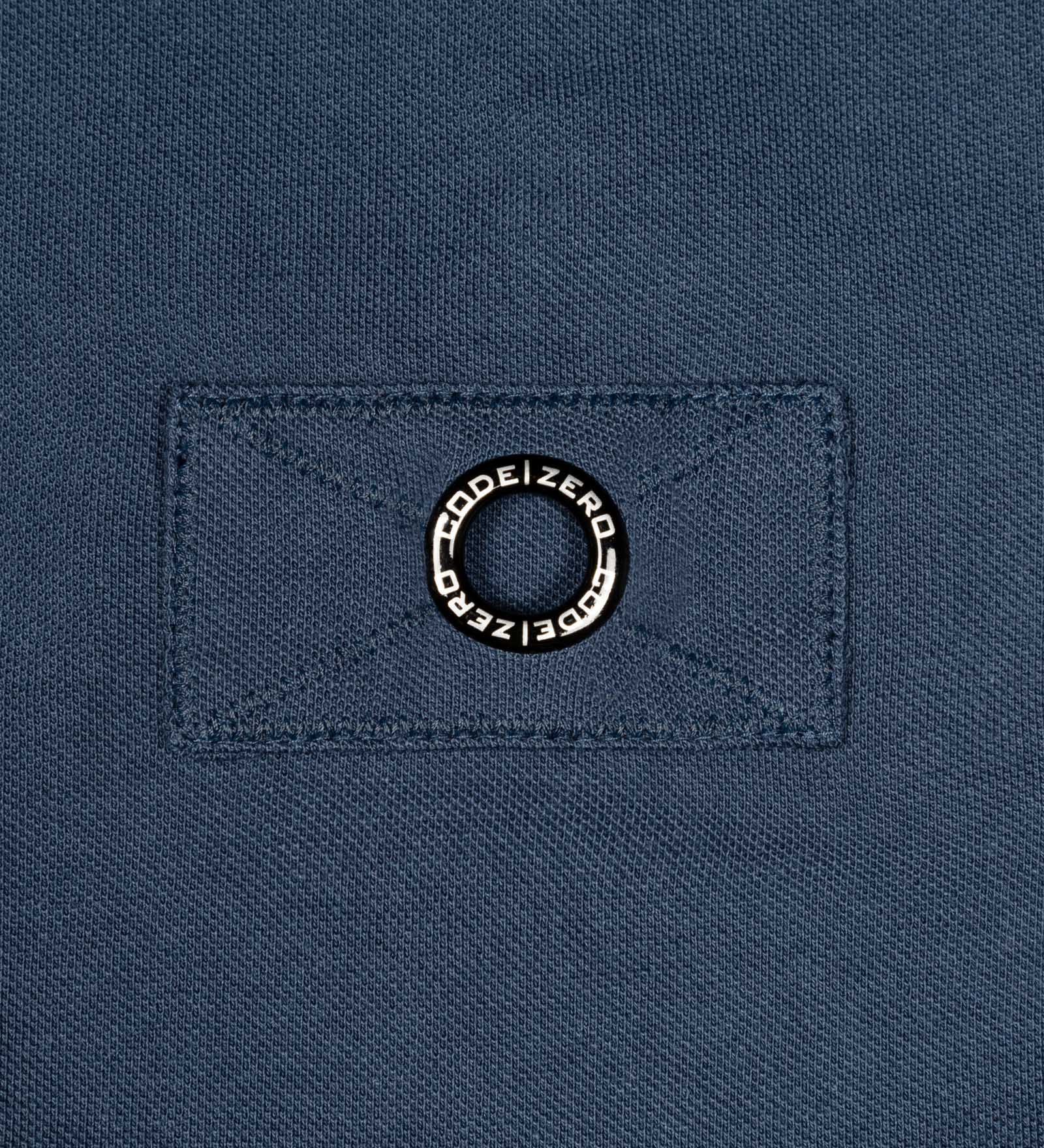 Polo in puro cotone Blu marino da Uomo 