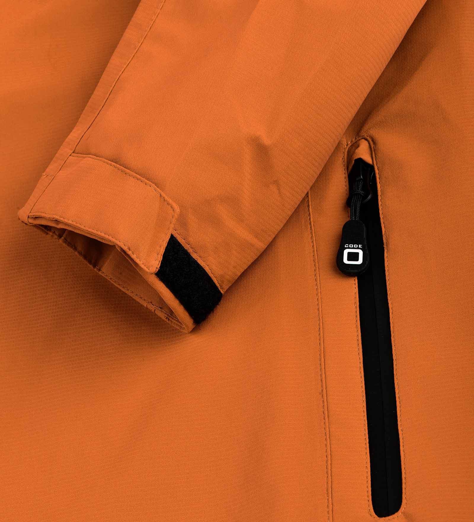 Regenjacke Orange für Herren 