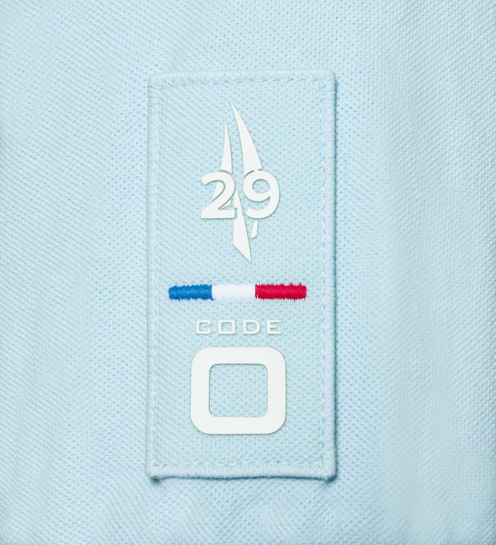 Polo in puro cotone Blu da Uomo 