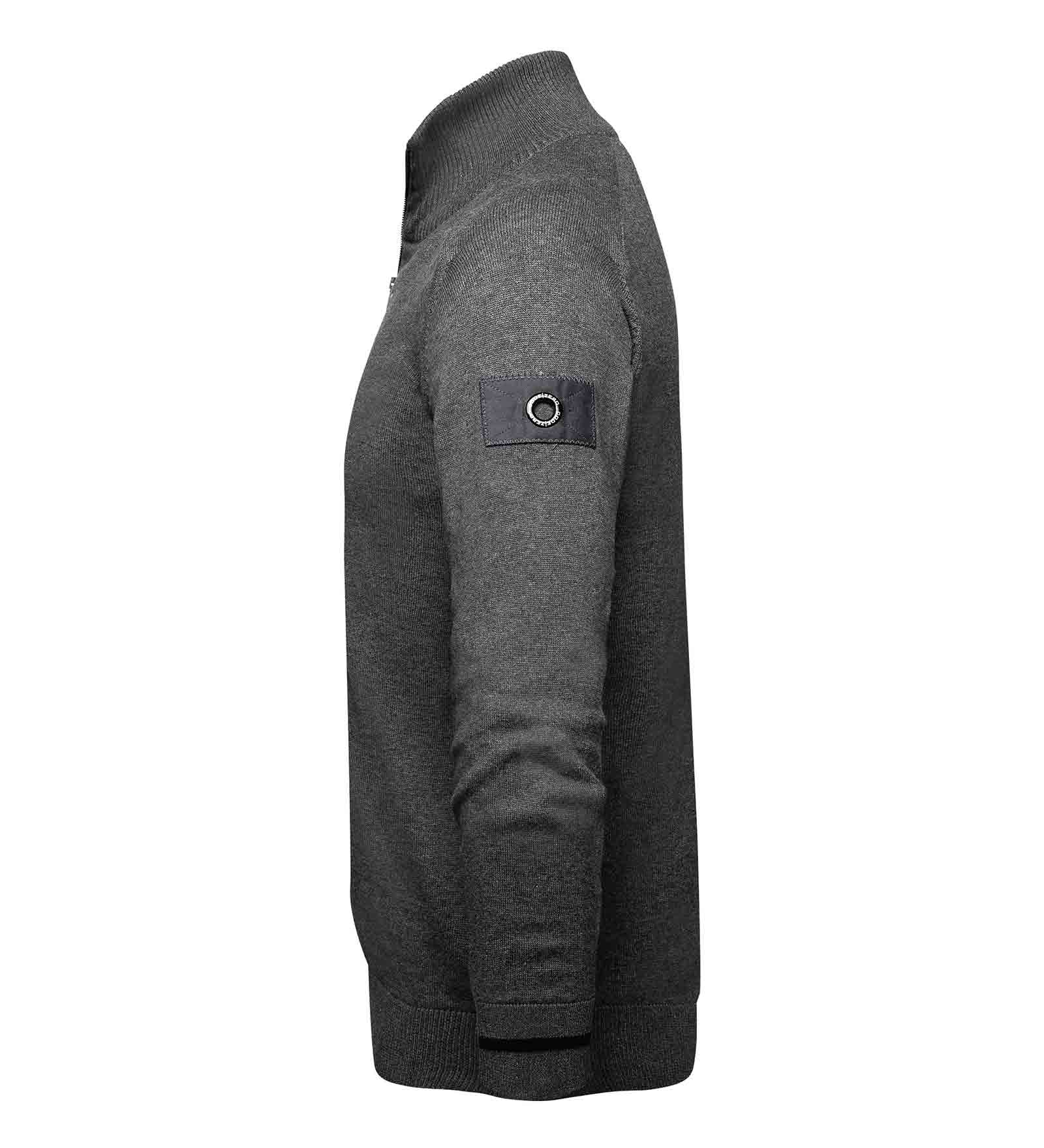 Grey jumper details 