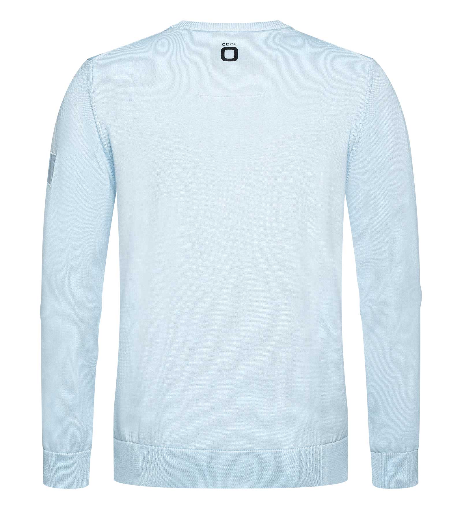 Pull à col rond Bleu pour Hommes 