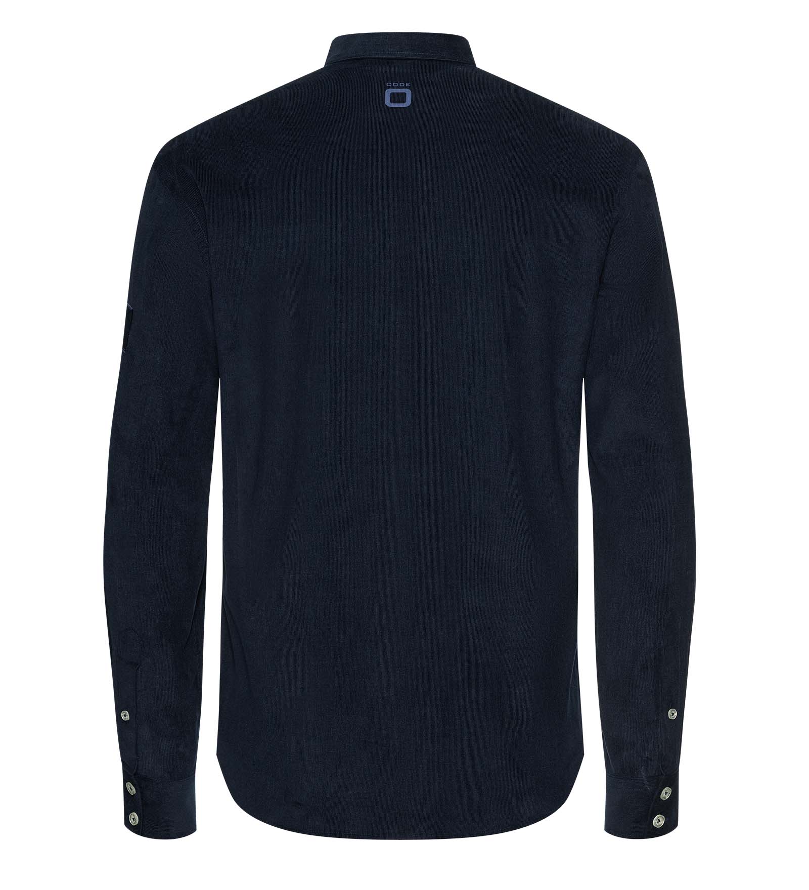Cord shirt in blue Blue cord shirt