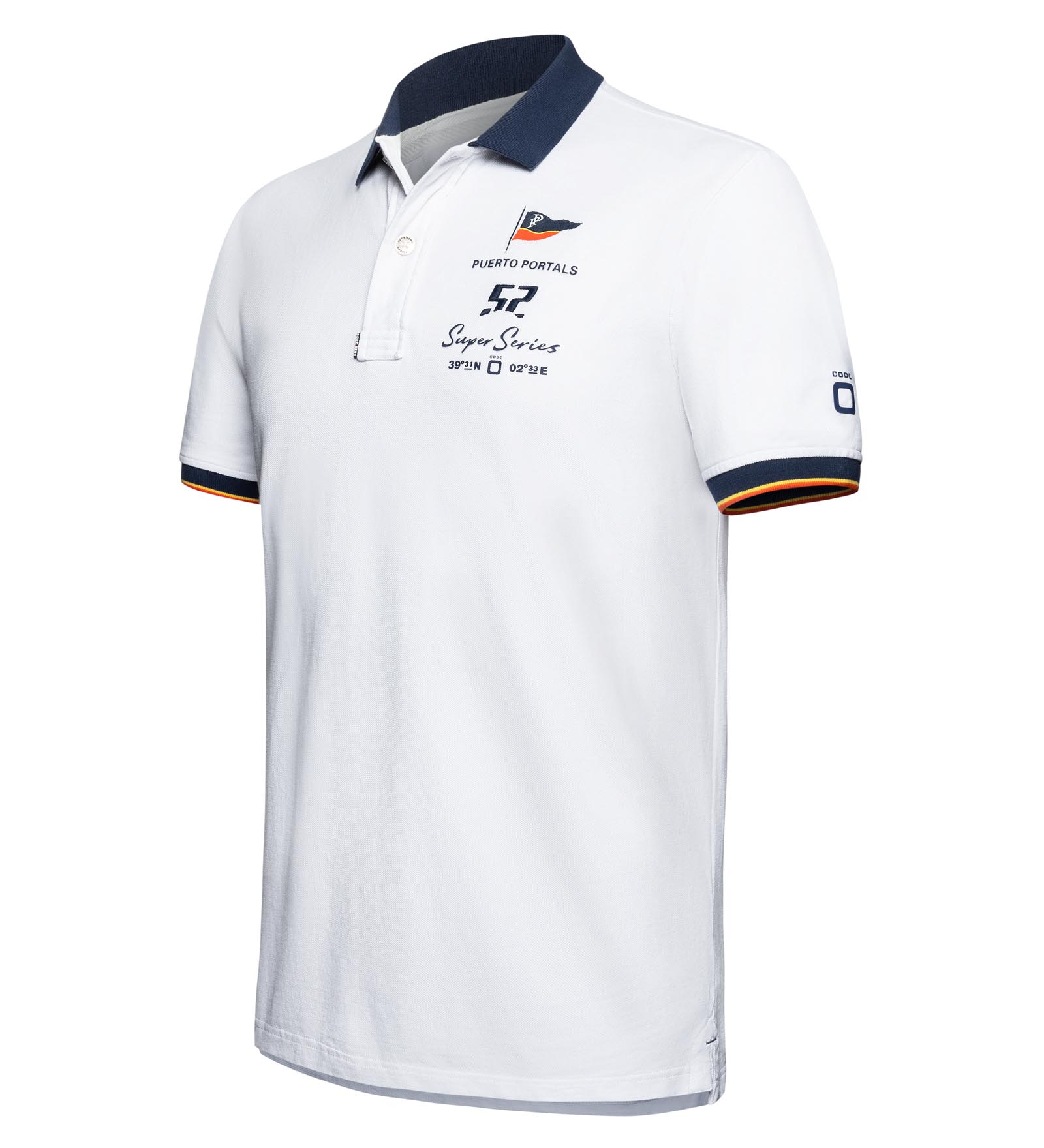 Polo coton Blanc pour Hommes 