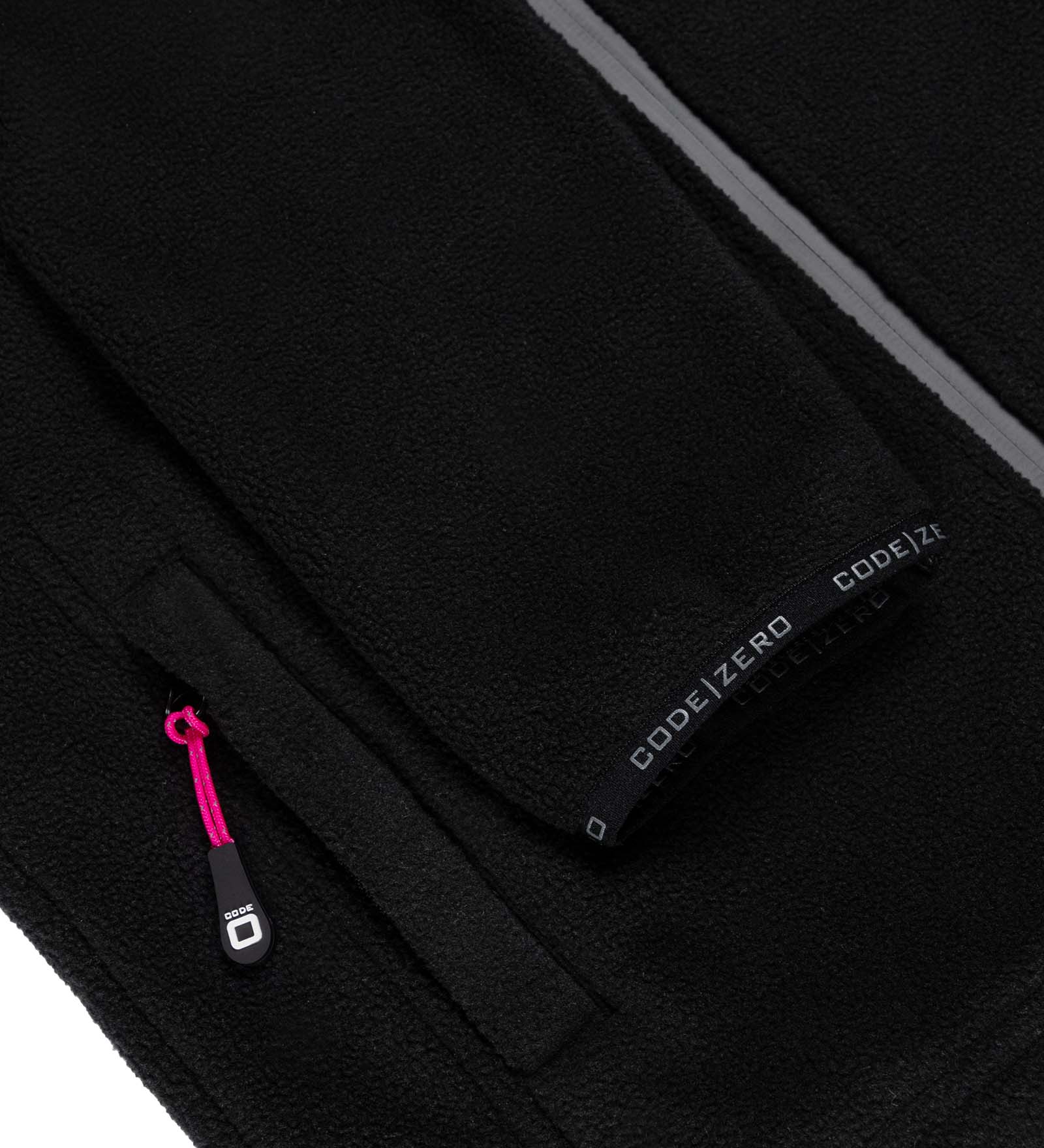 Giacca in pile Nero da Donna 