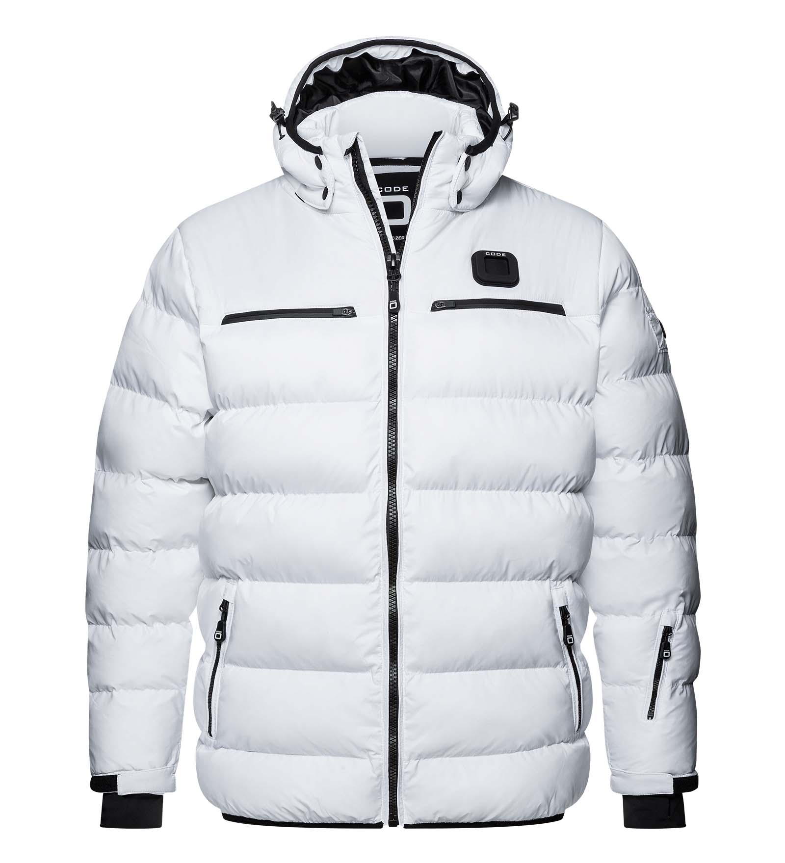 Veste Hiver Homme Doudoune Légère - Coupe-vent, Chauffante, Multi-poches - Pour Moto, Vélo, Ville - Style Rétro