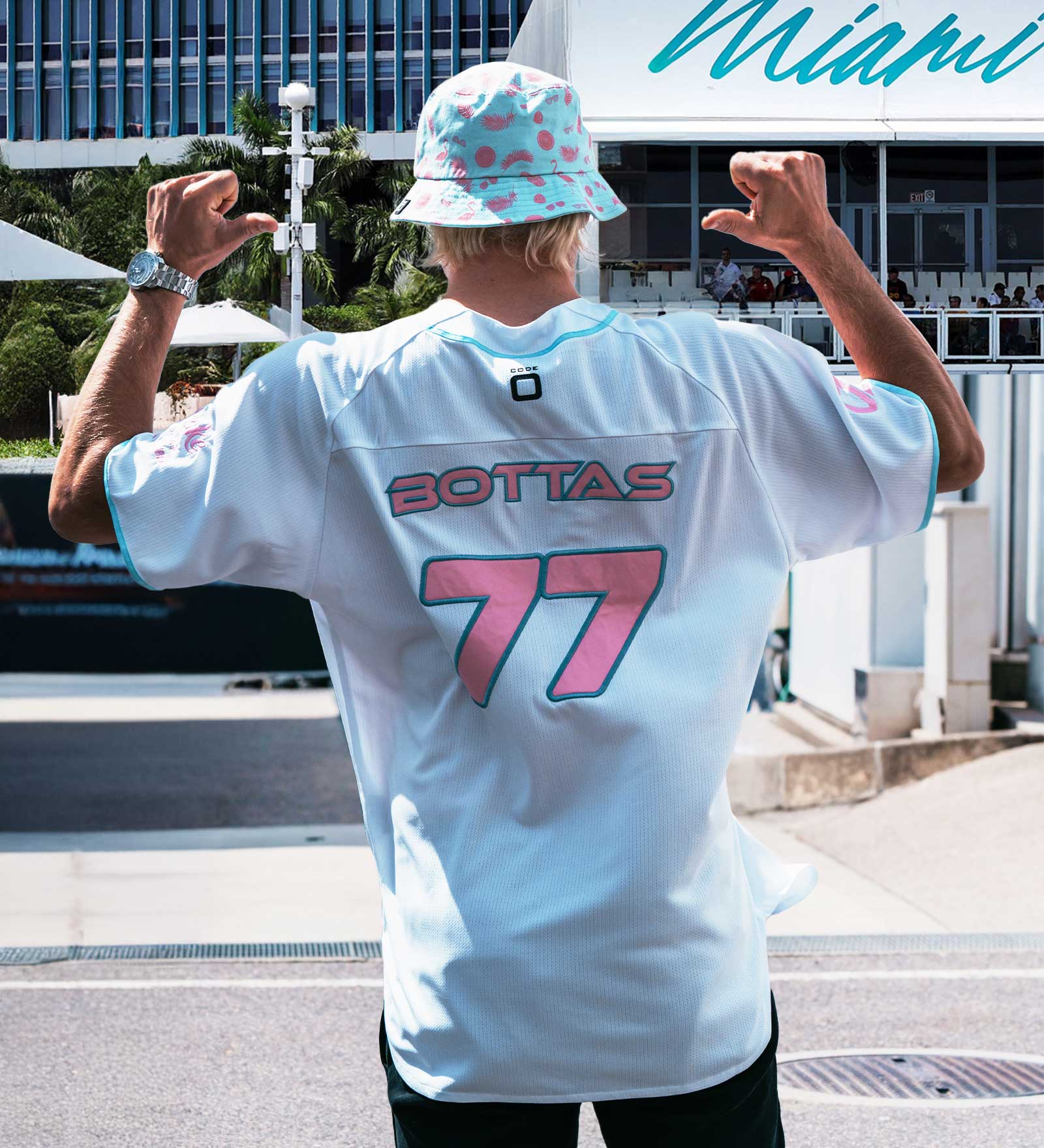 Jersey de béisbol Blanco para Hombre 