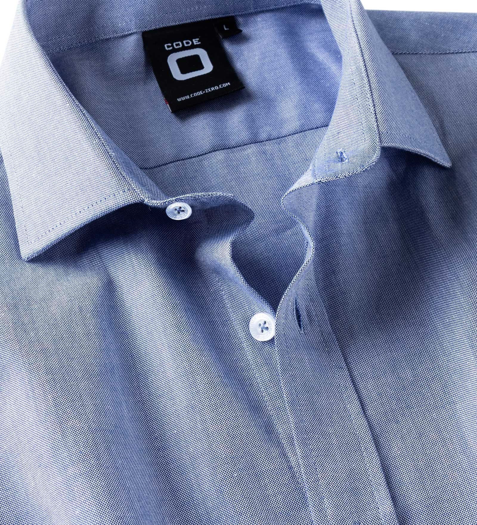 Camicia Oxford Blu marino da Uomo 