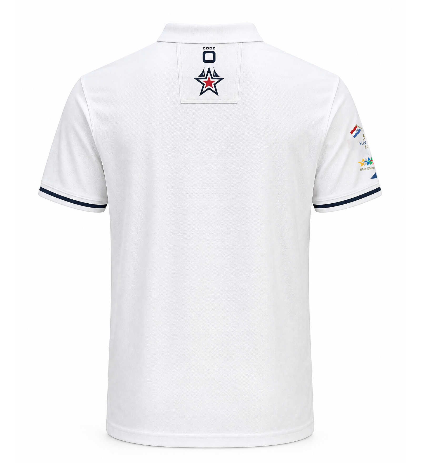 Stretchpolo Weiß für Herren
