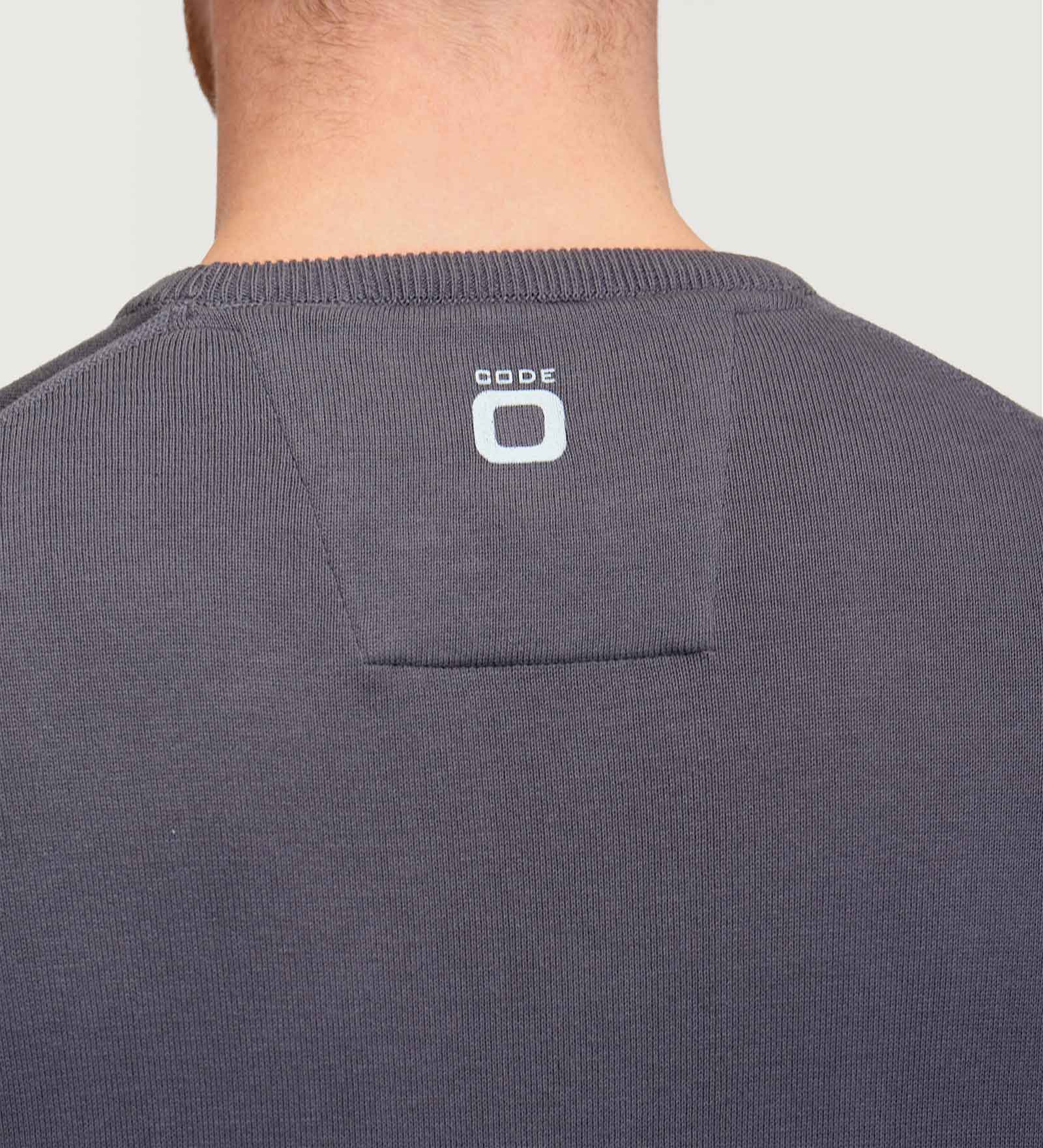 Pull à col rond Gris pour Hommes 