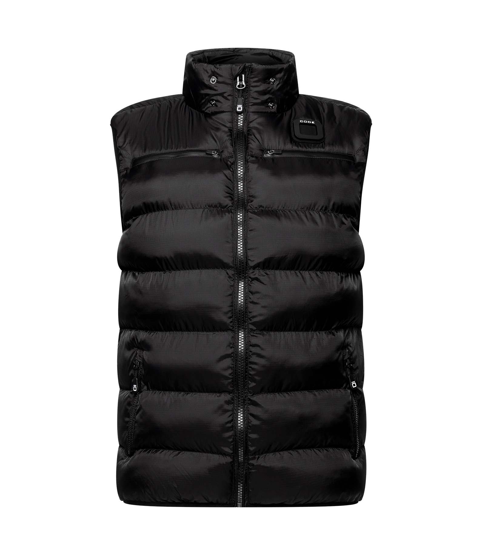 Quilted Vest Black for Men 