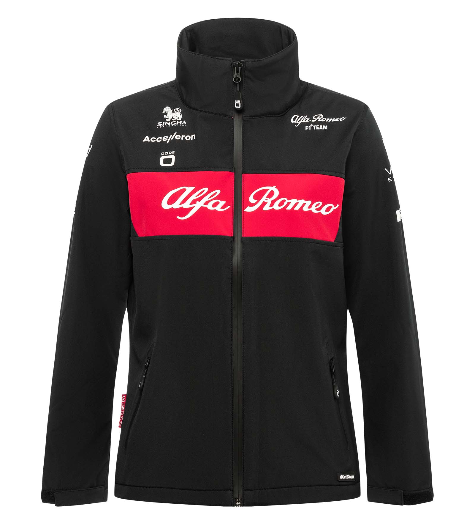 Softshell-jacka Dam Svart XXL Alfa Romeo F1 Teamwear