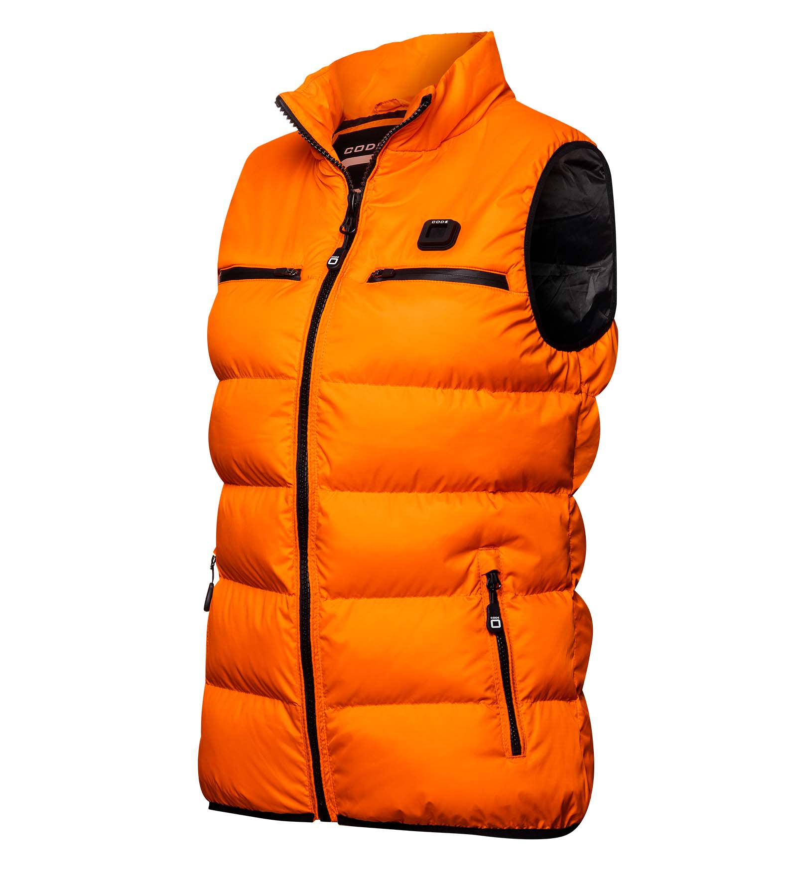 Puffer Gilet Women Orange