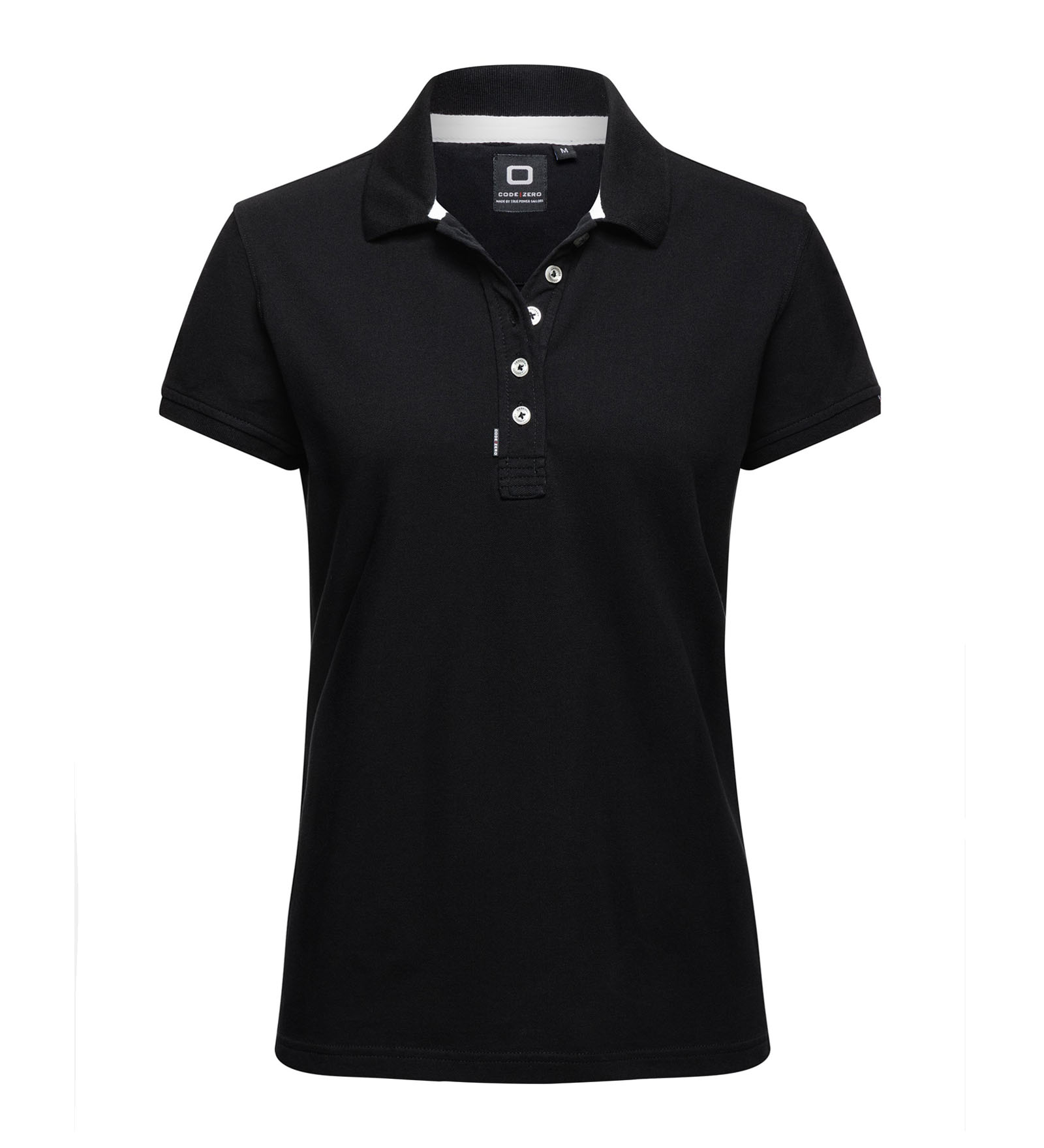 Katoenen polo Zwart voor Dames Katoenen polo Zwart voor Dames