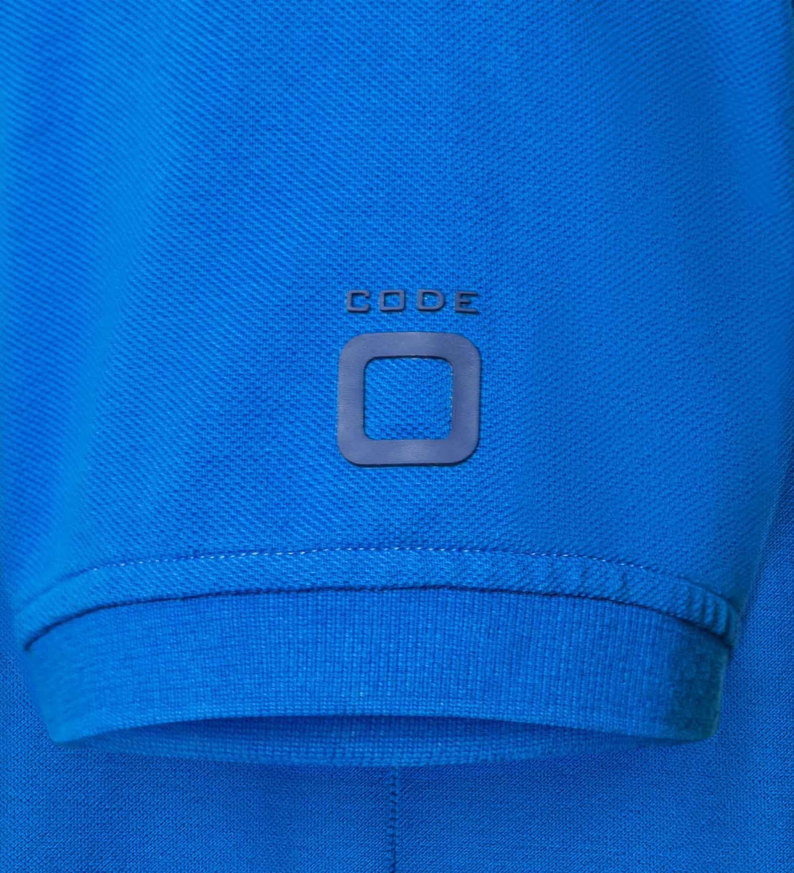 Polo coton Bleu pour Hommes 