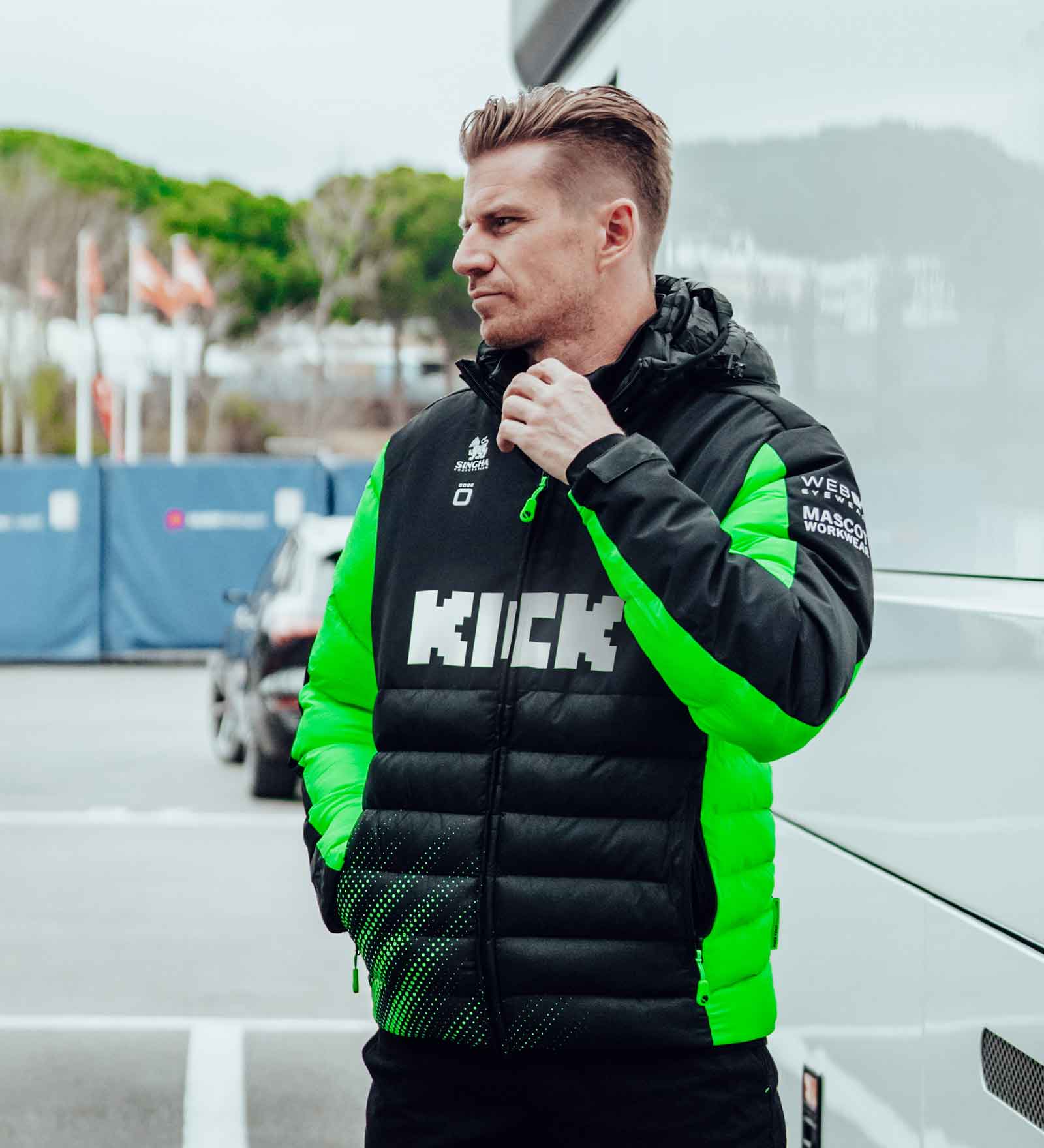 Winter Jacket Black for Men 