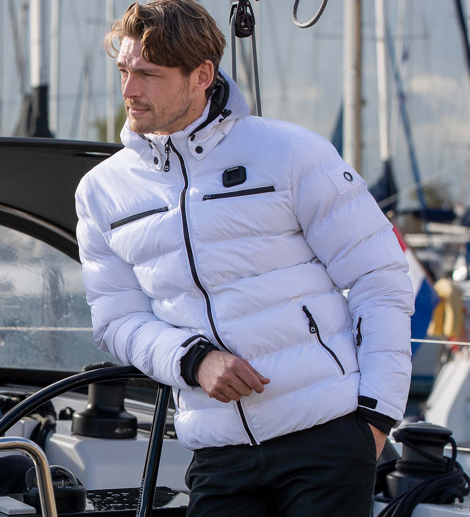 Chaqueta de invierno Blanco para Hombre 