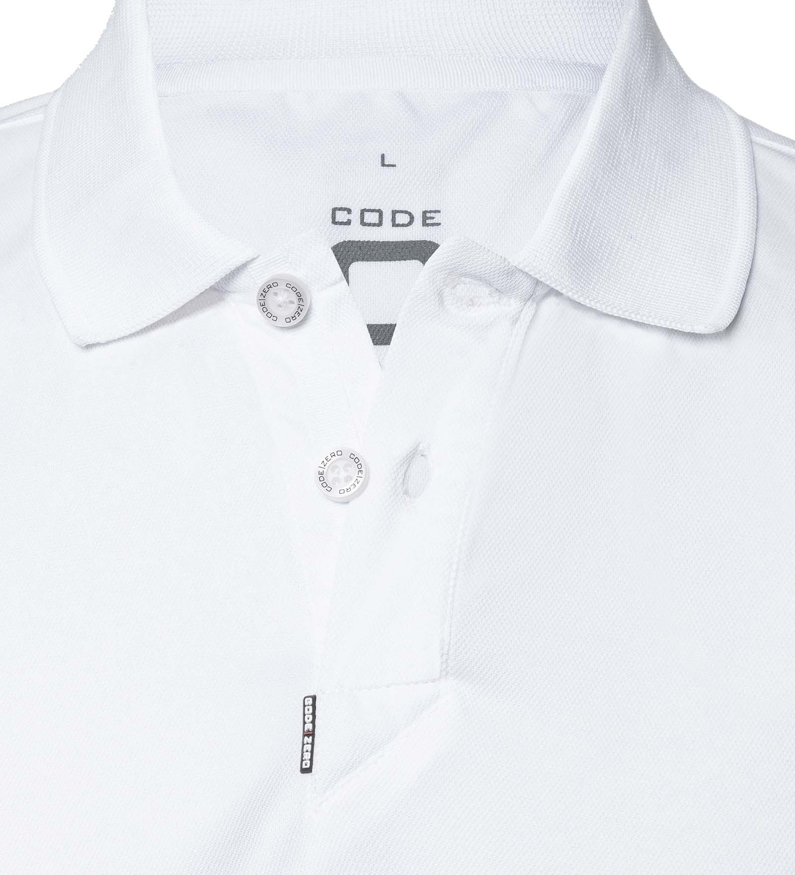 Quick-Dry Polo Shirt White for Men and Women 