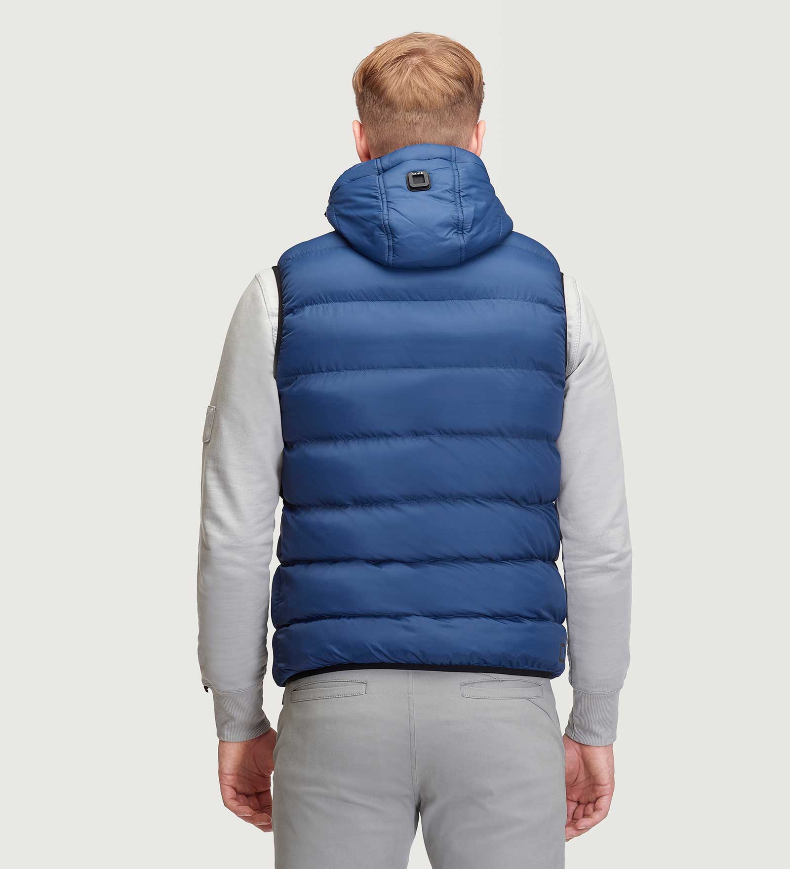 Quilted Vest Navy Blue for Men 