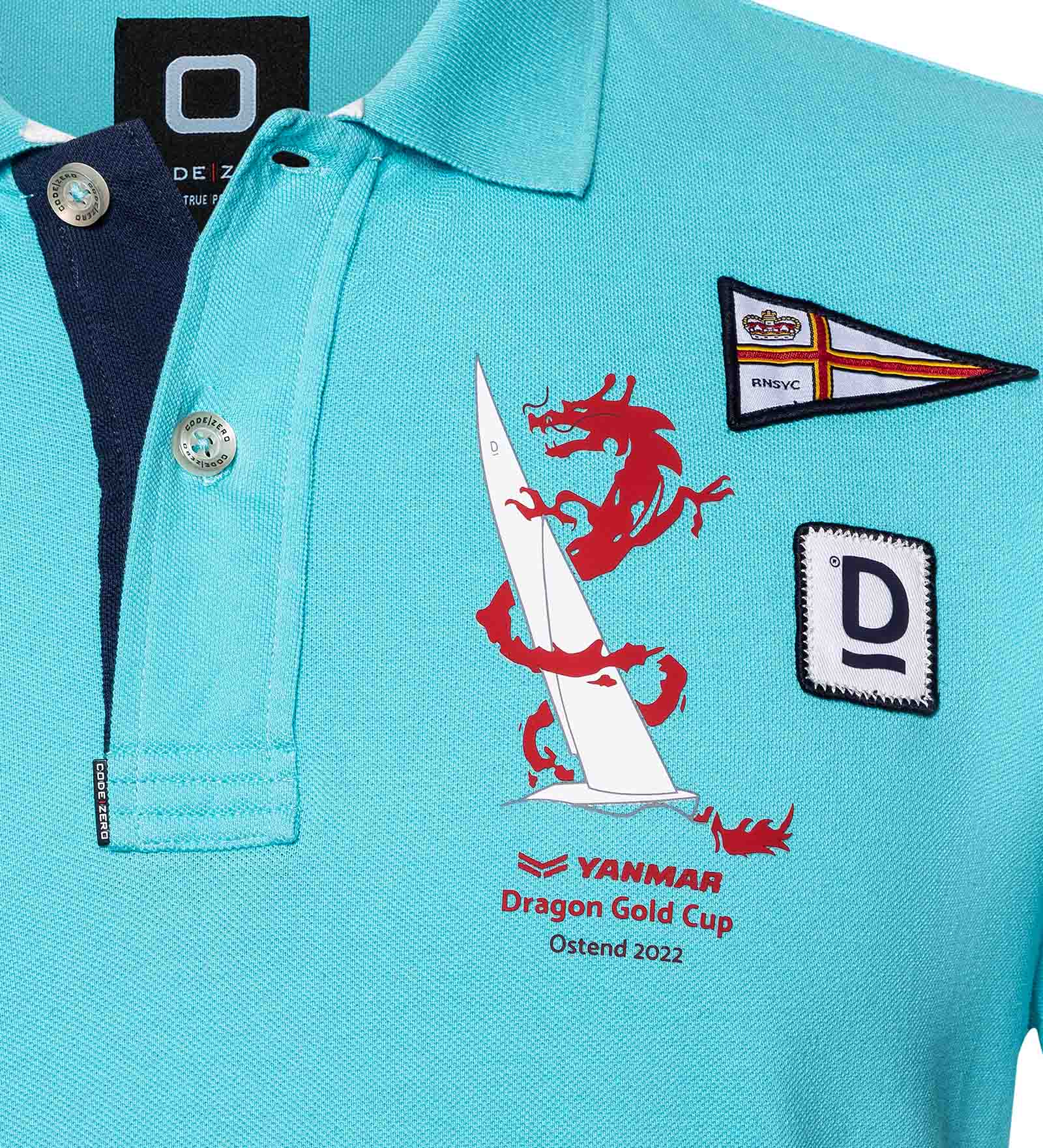 Polo de algodón Azul para Hombre 